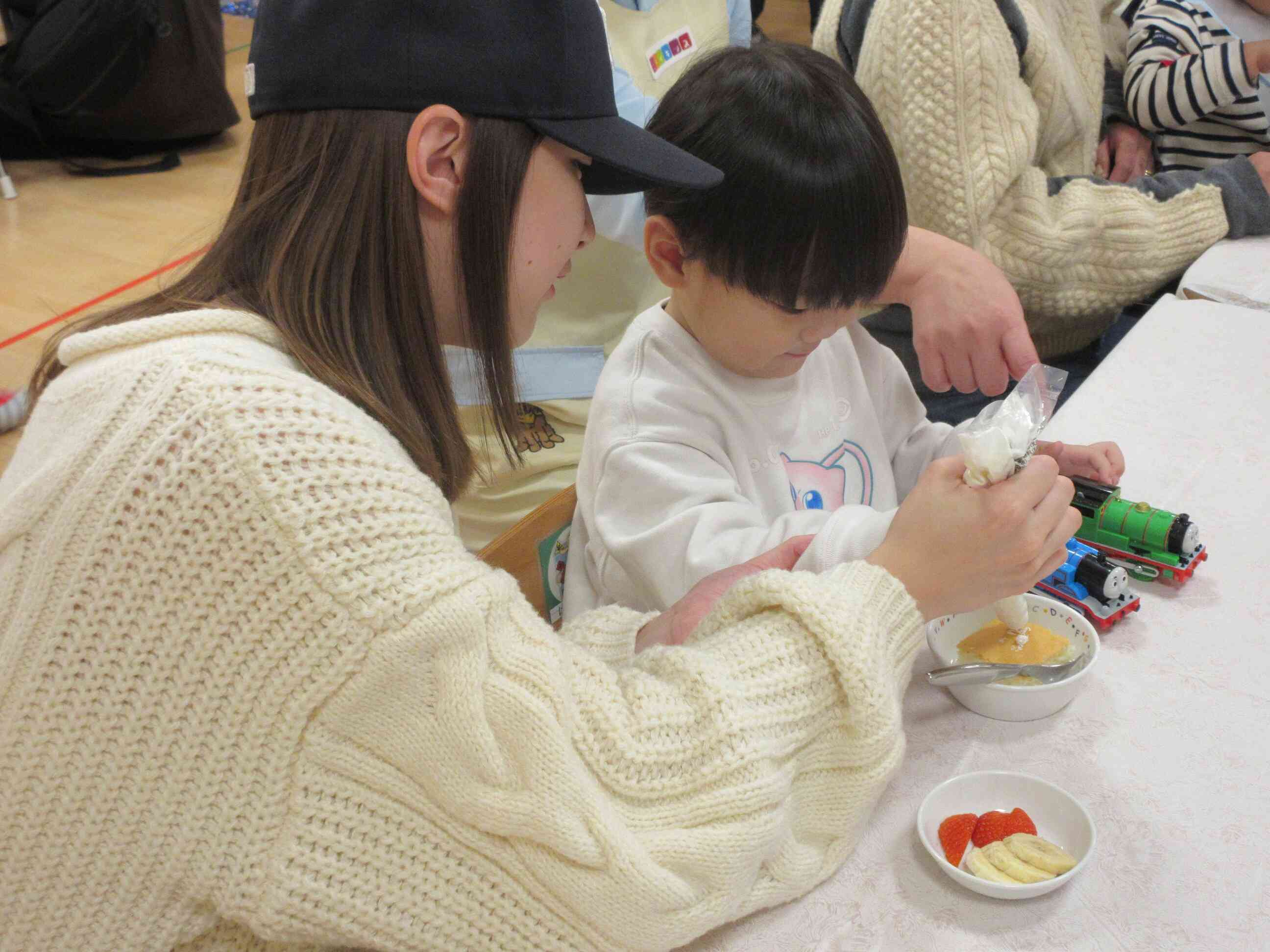 美味しそうなケーキの完成♪