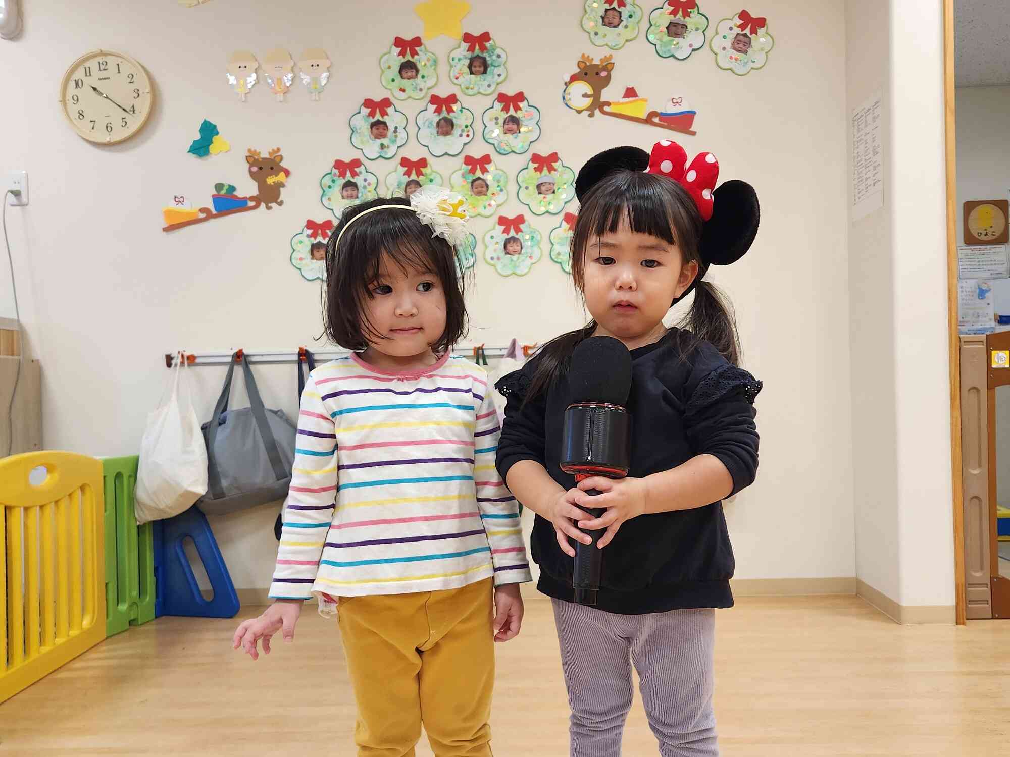 あひる組さんも歌います♡