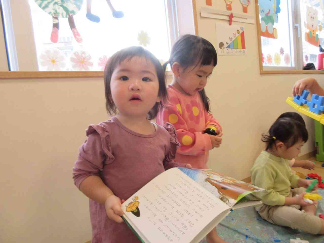 夕方の自由遊びの様子