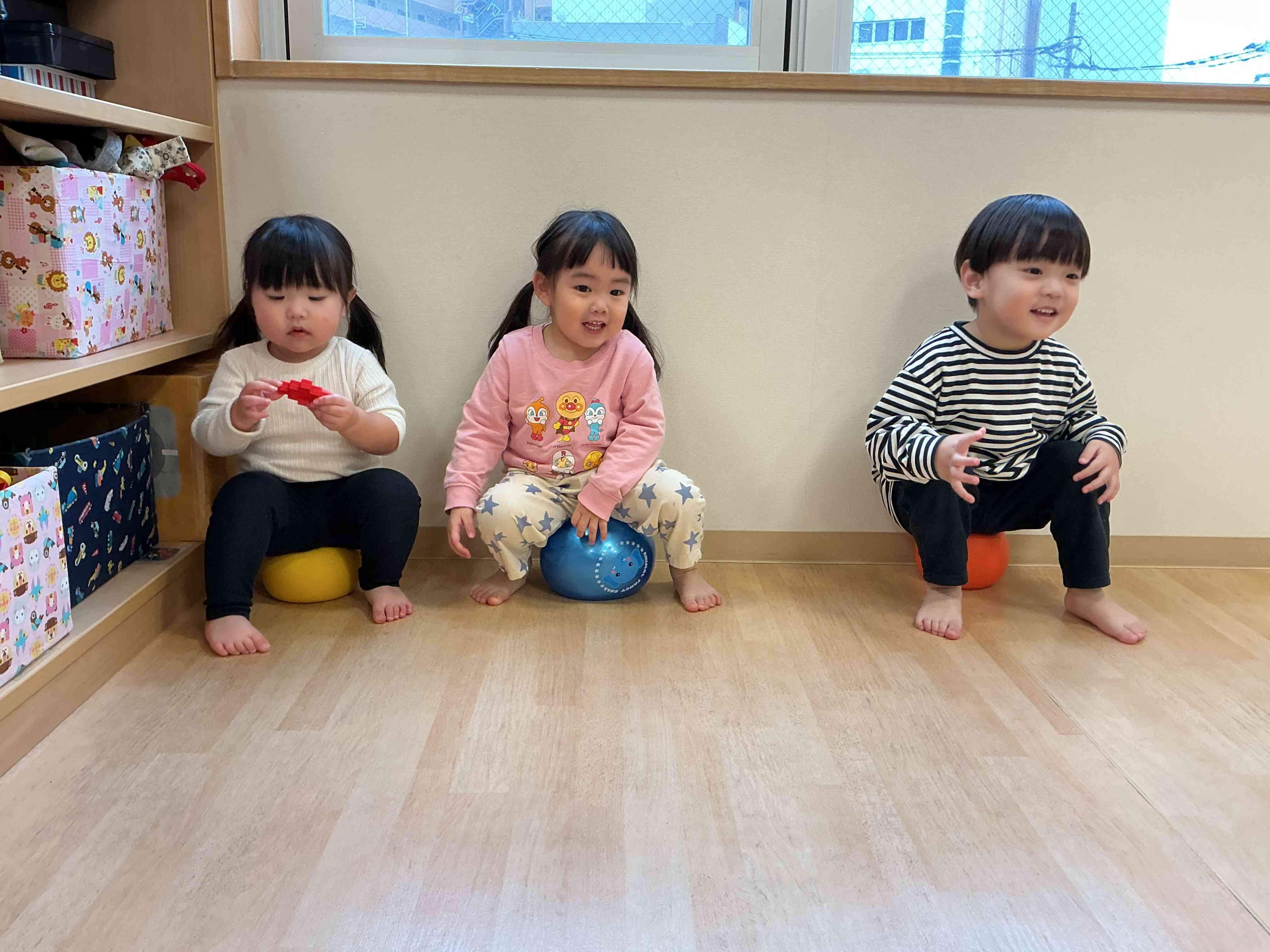 ボール遊びの様子