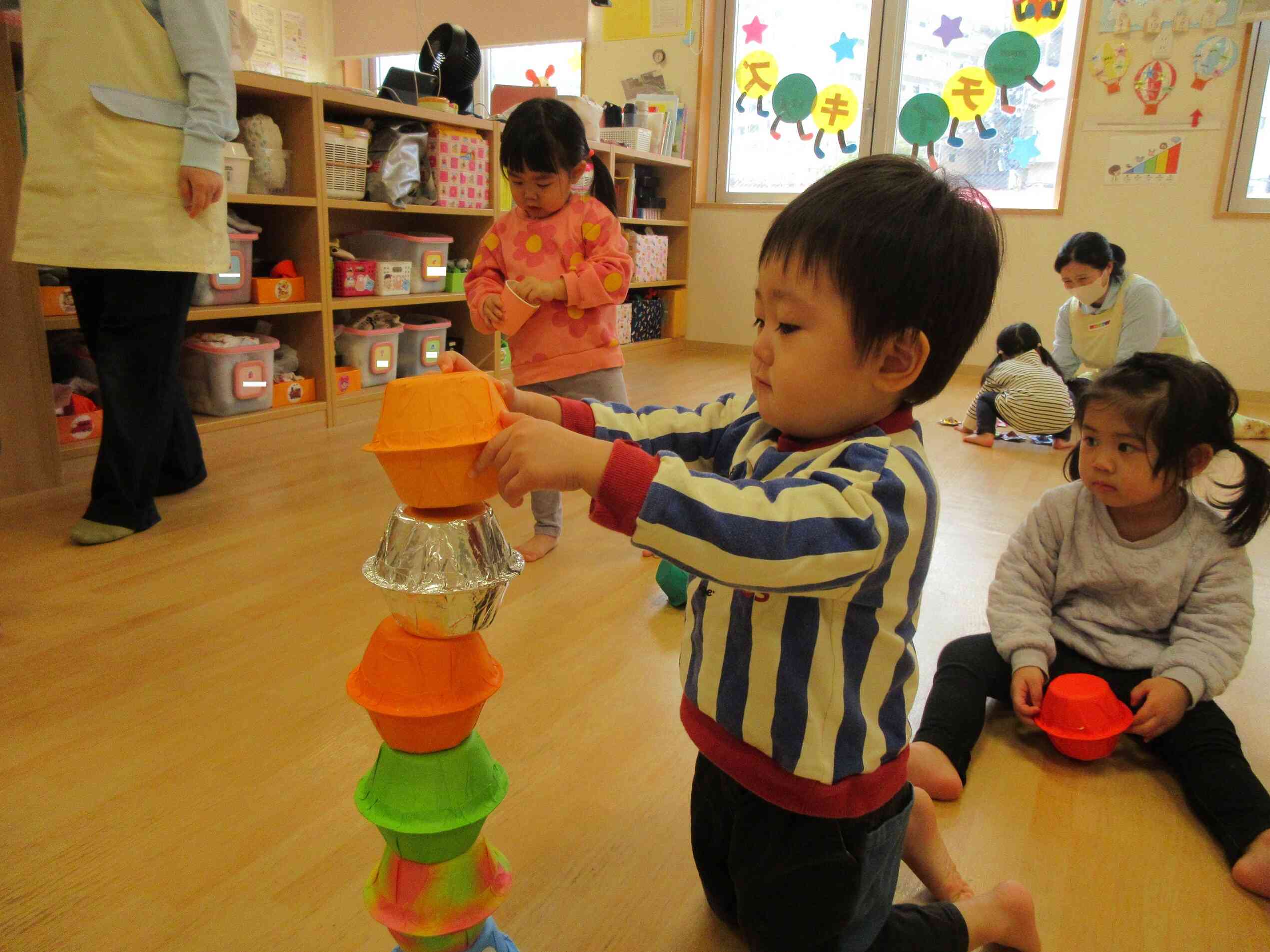 たくさん積み上げられるかな？