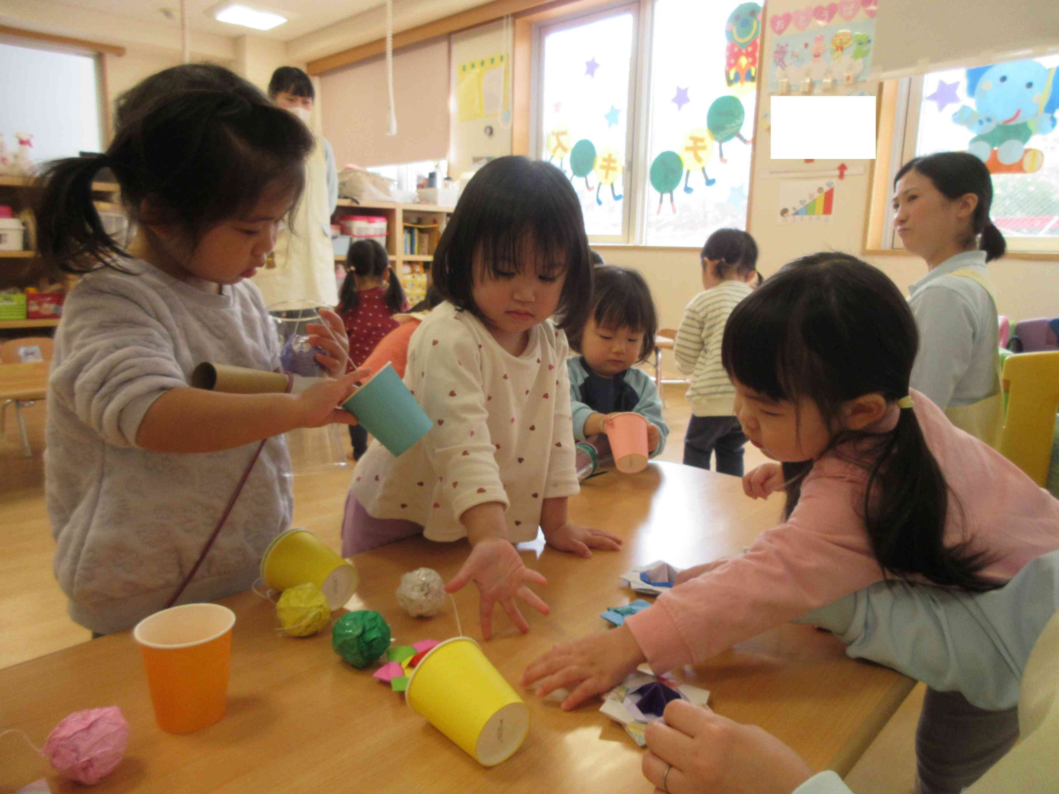 けん玉にもチャレンジしたよ♬