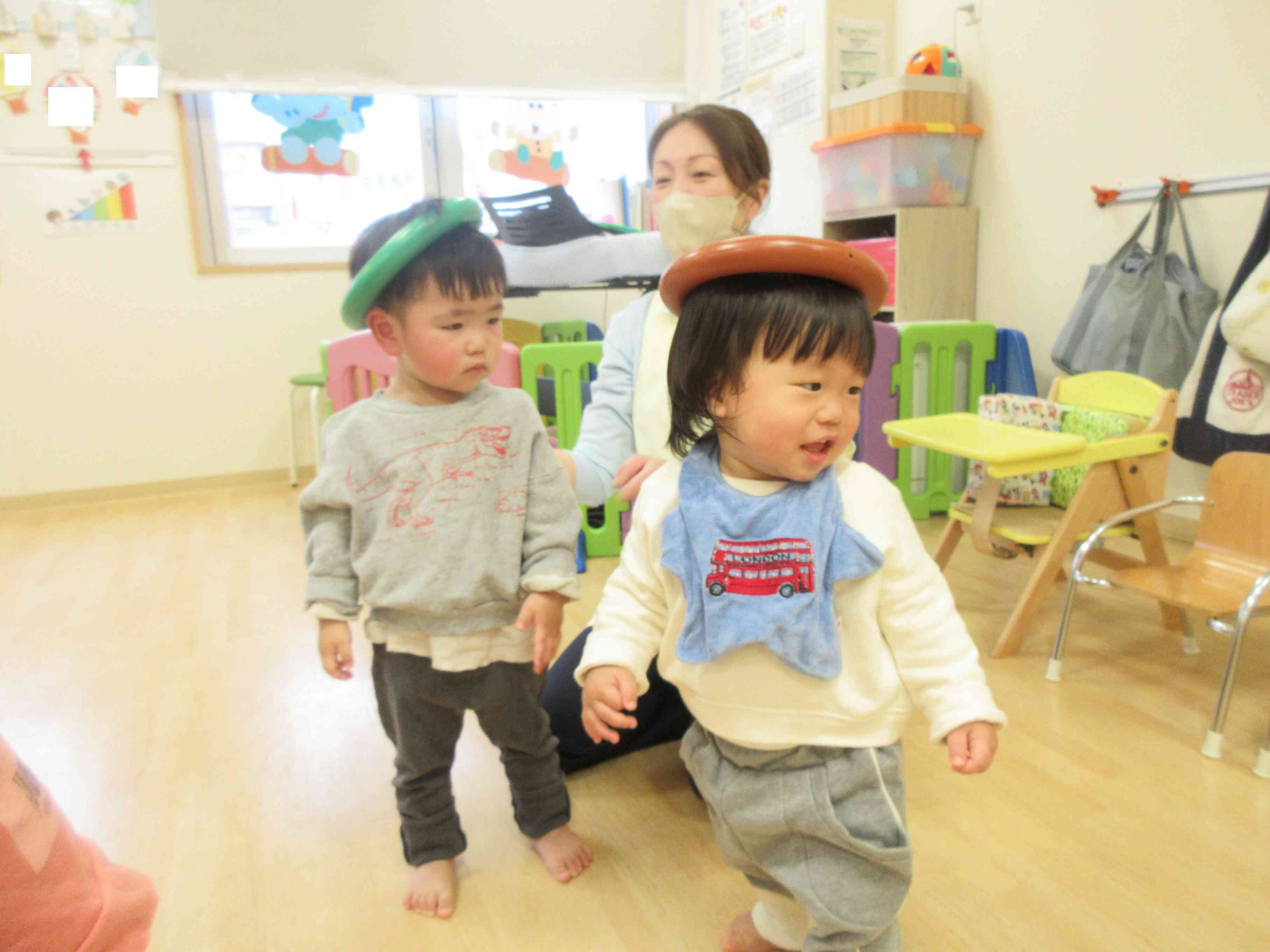 今度はそーっと、そーっと！歩いてみよう！