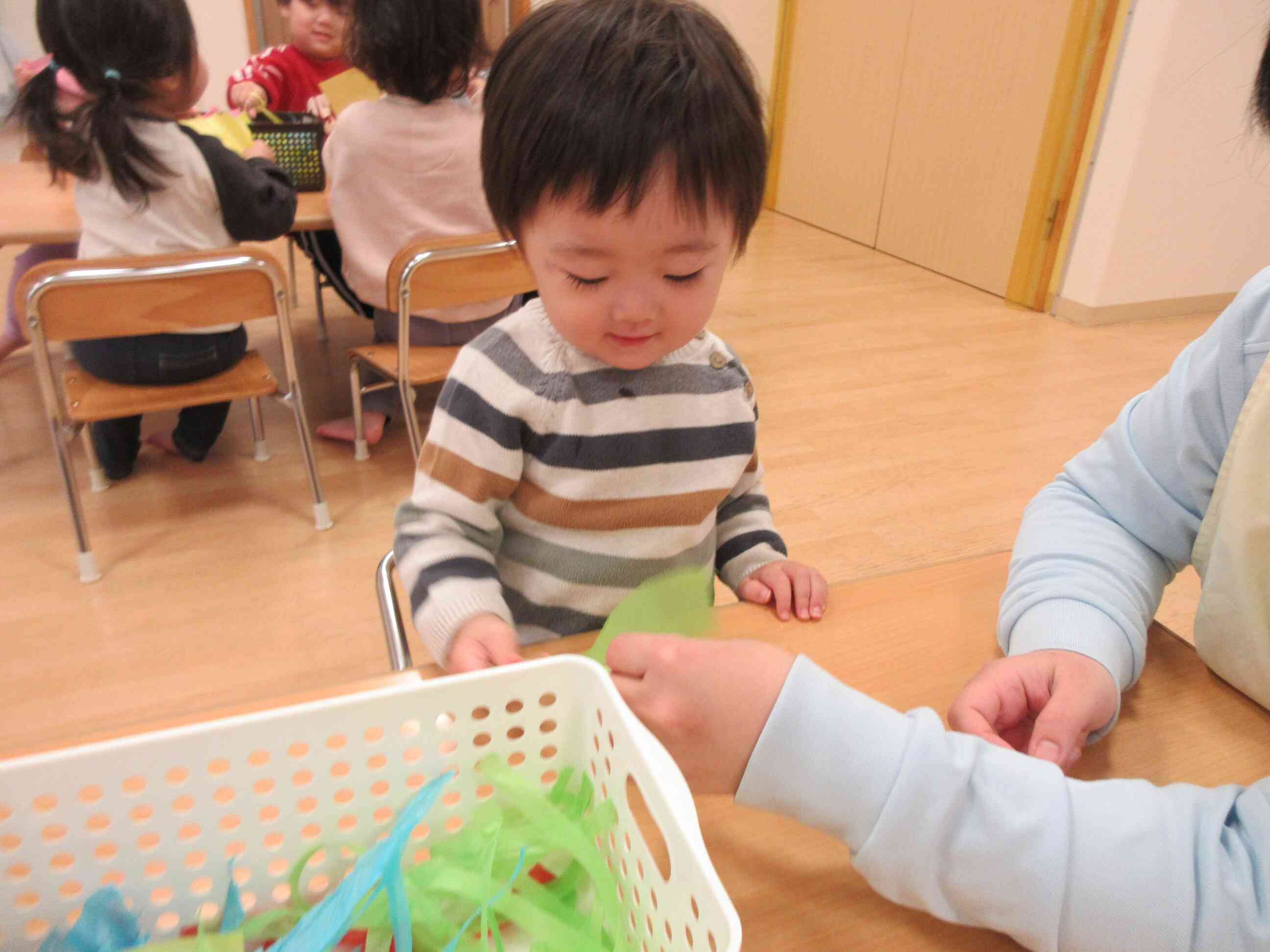 上手にビリビリできるよ！