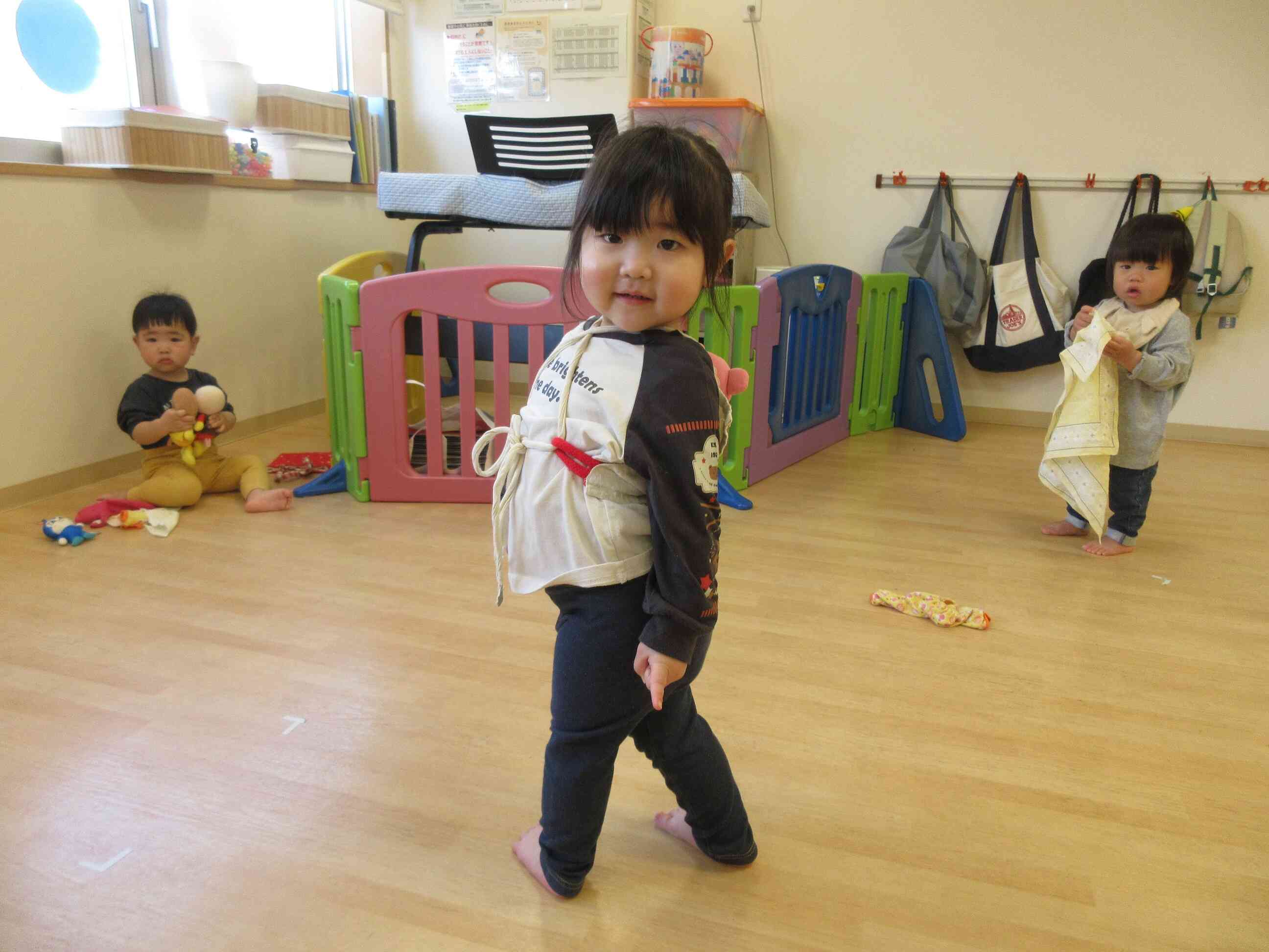 おんぶもするよ！