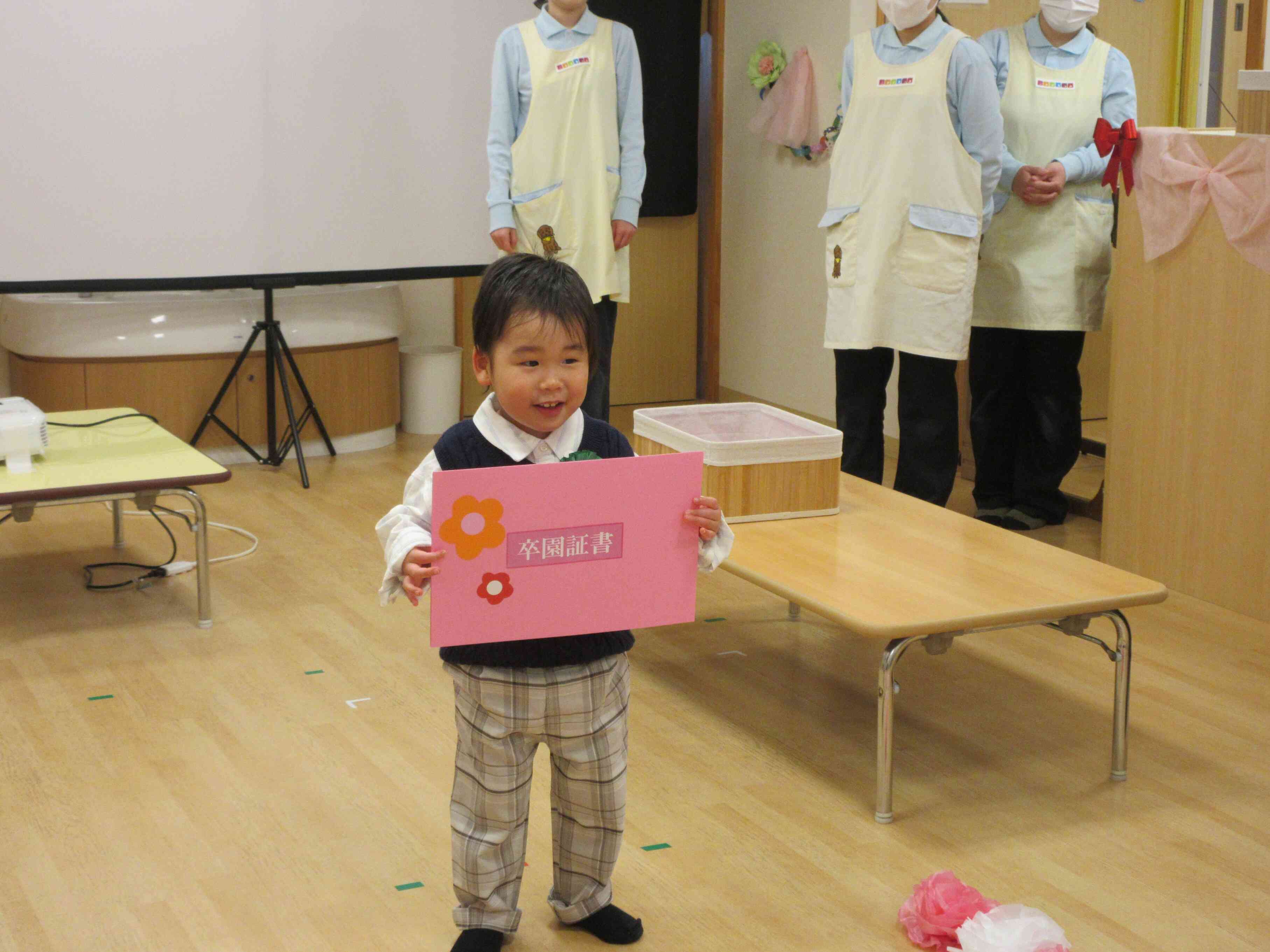 卒園式を行いました