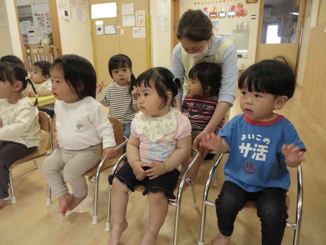 朝のお集まりの様子