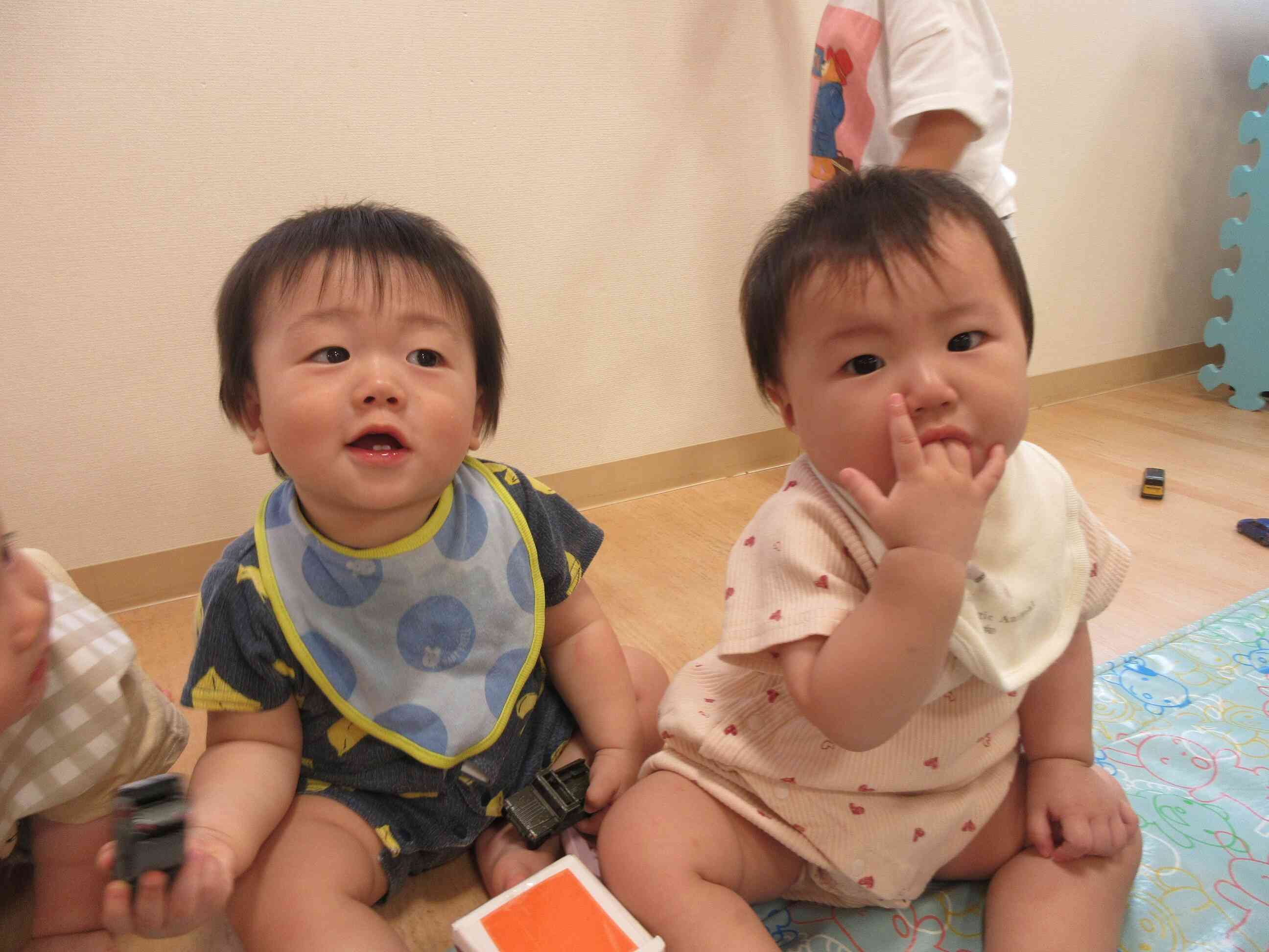 夕方の自由遊びの様子