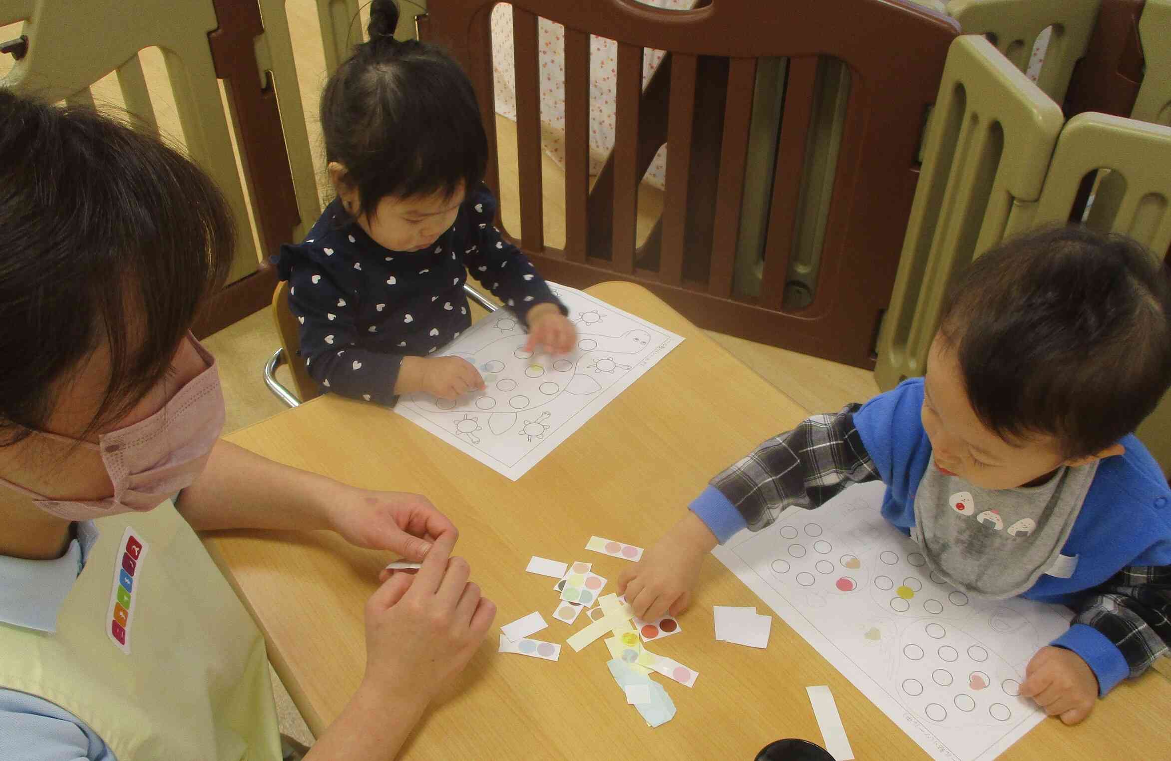 1歳児あひる組は・・・
