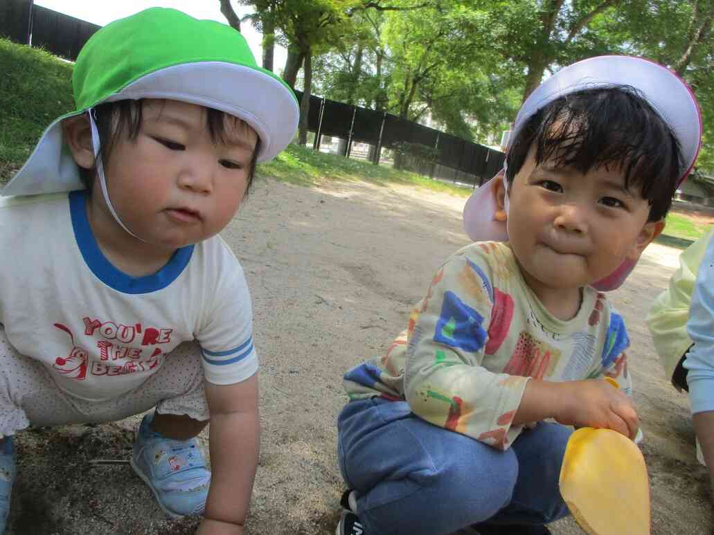 今からお山作るよ！