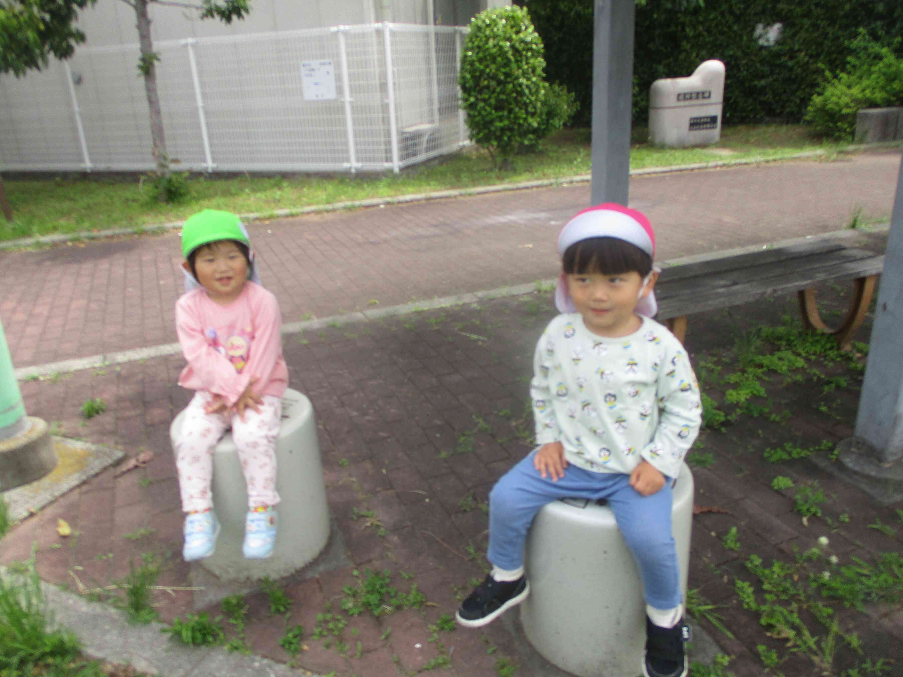 椅子に座ったよ～