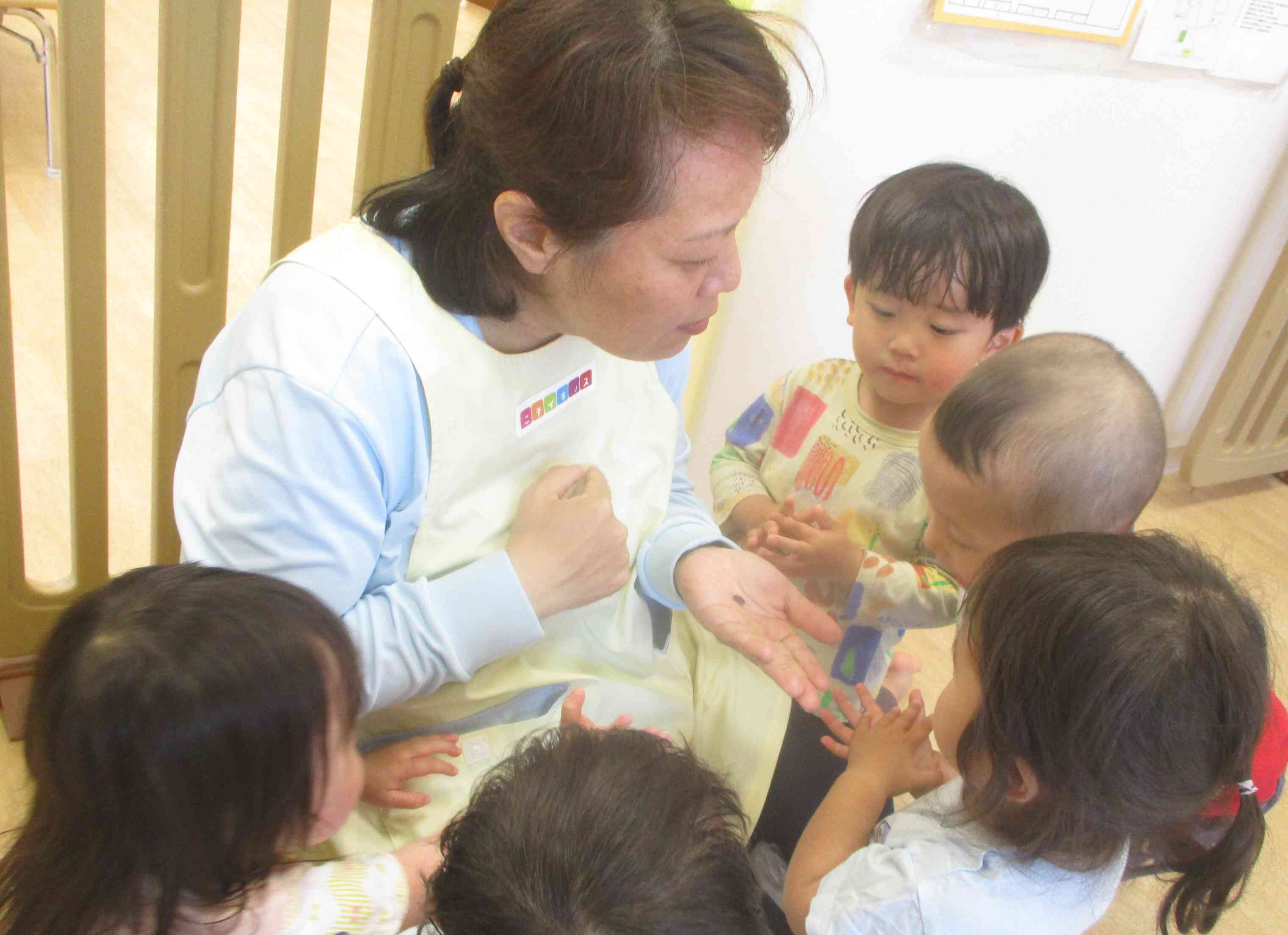 ダンゴムシさんみんなで一緒に見よう！