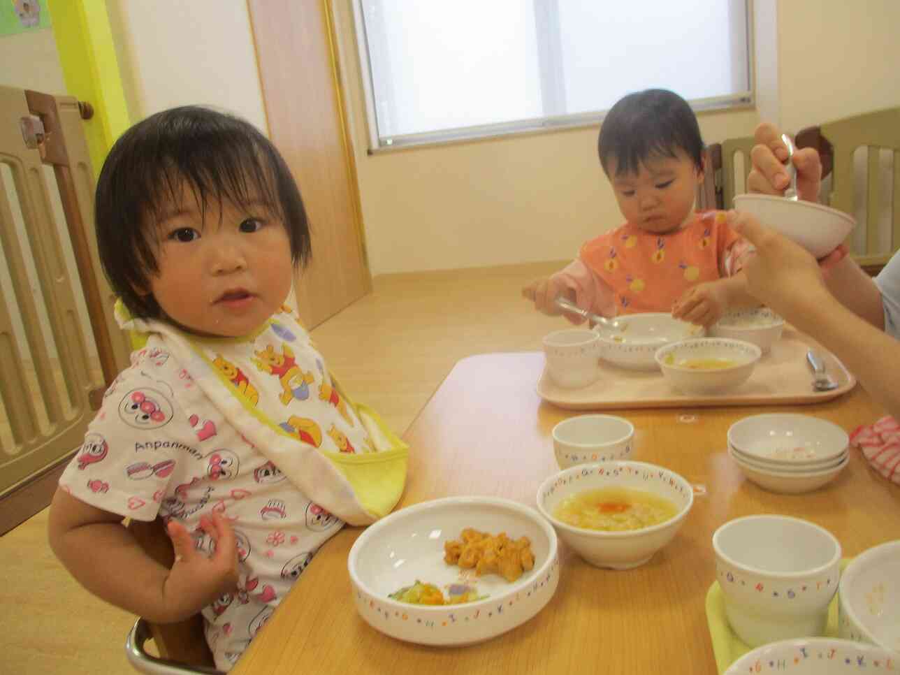 今日の給食も美味しかったよ～！