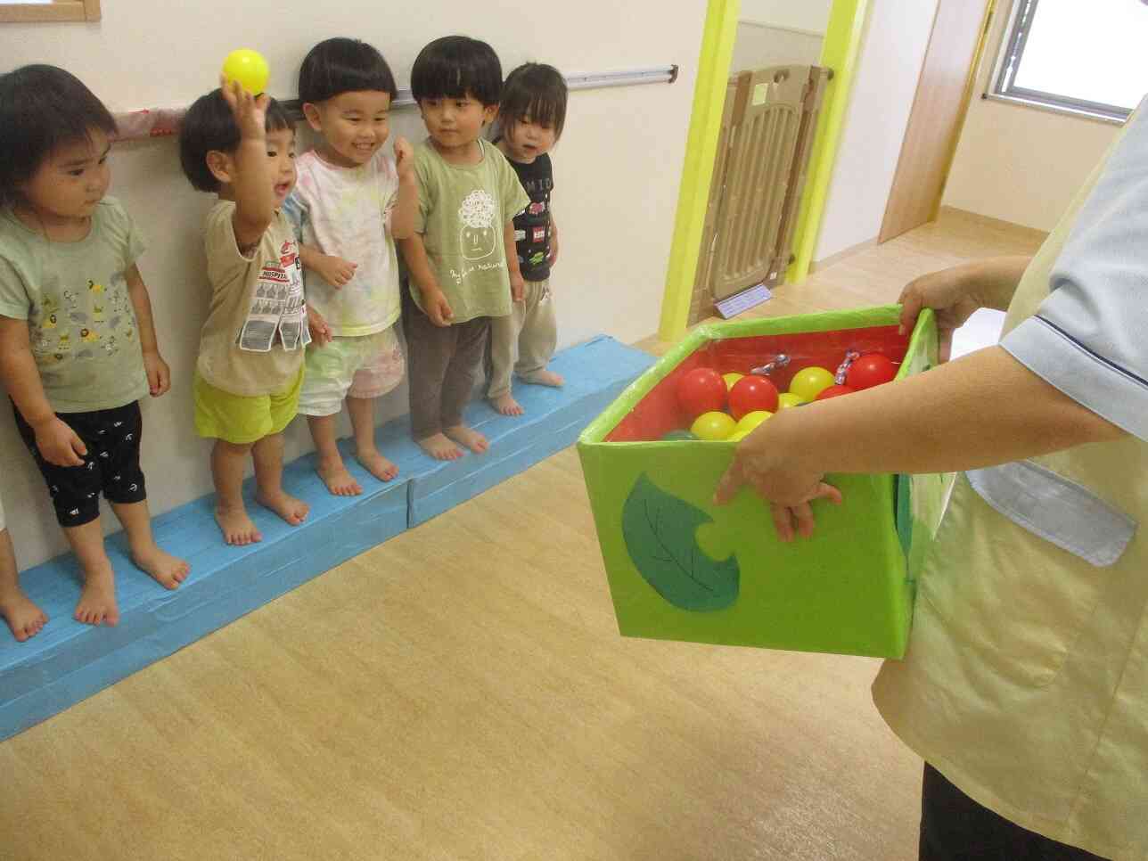 ボール入るかな～