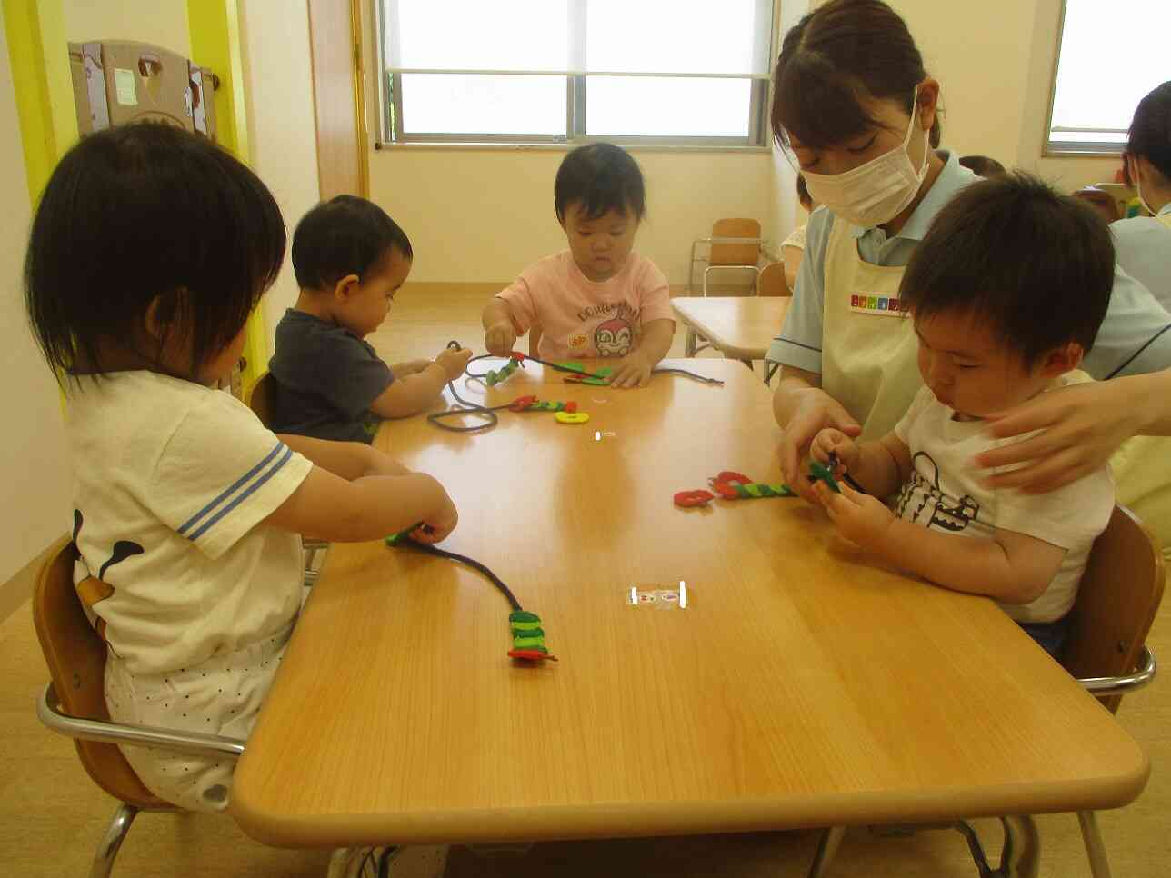 お部屋で遊んだよ！