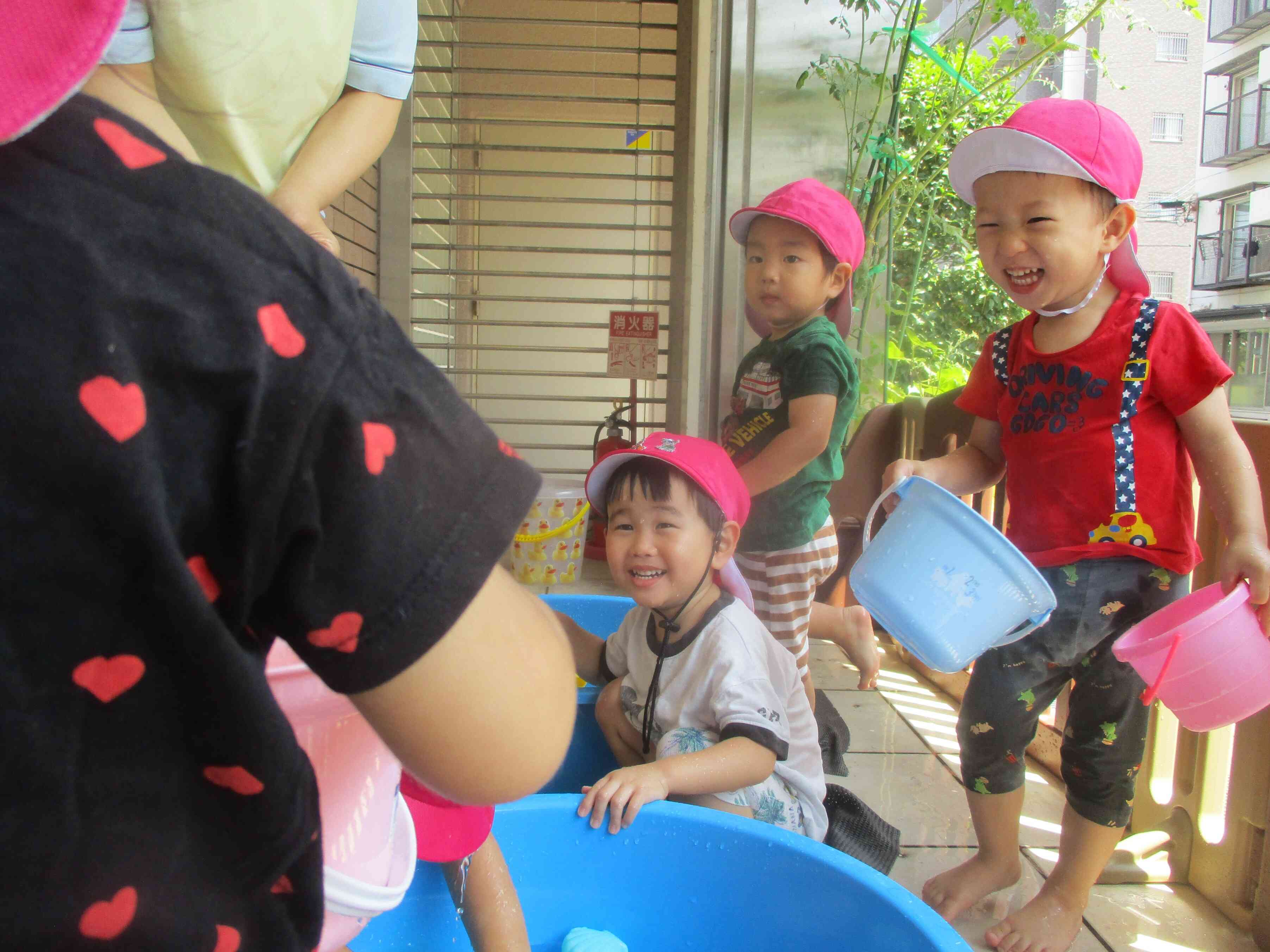 水遊び