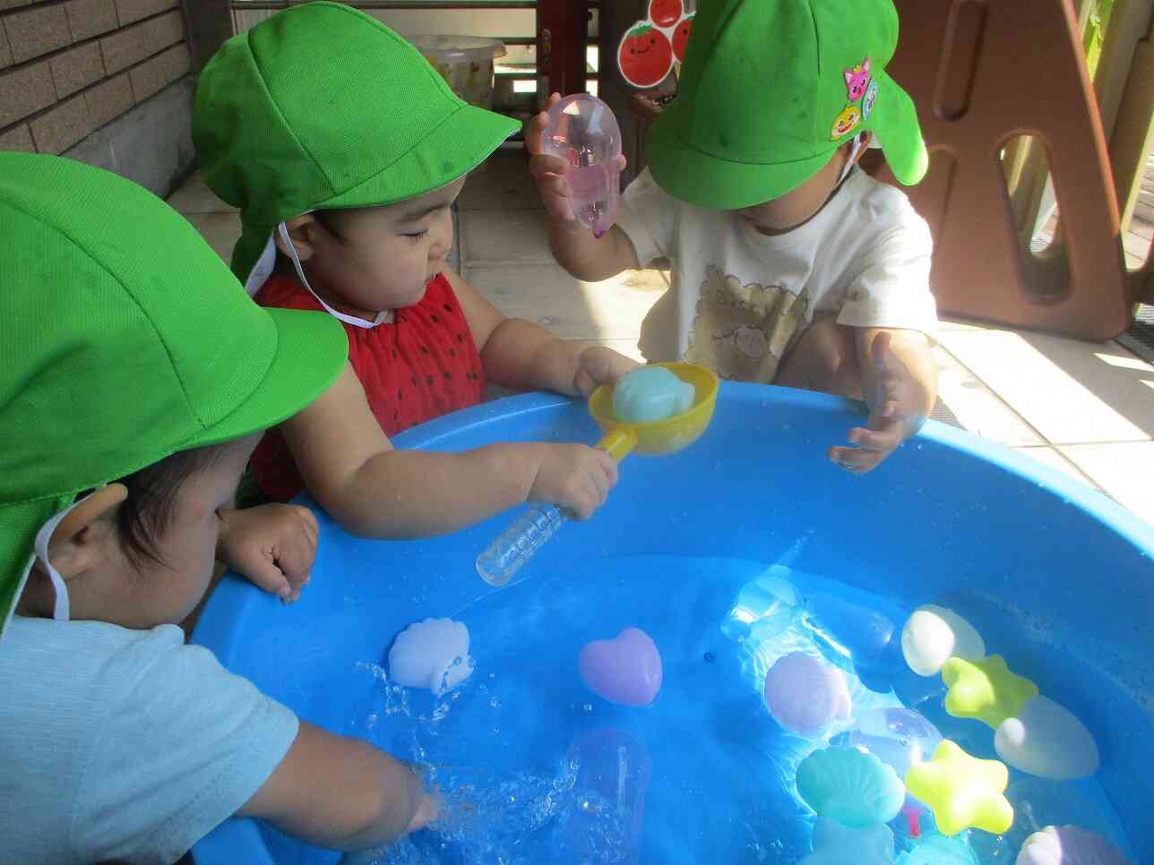 水風船遊びをしたよ～