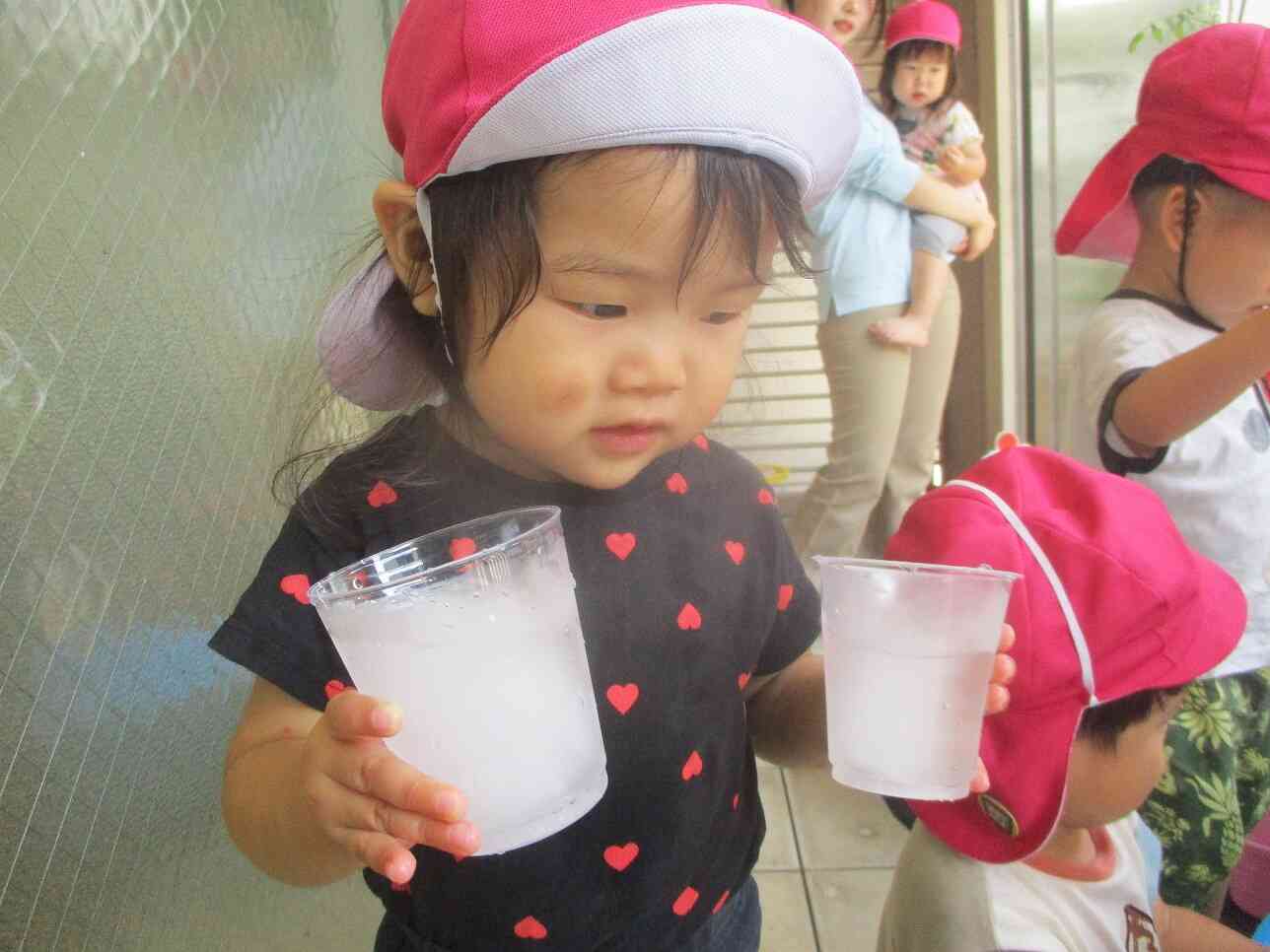 大きな氷だね～