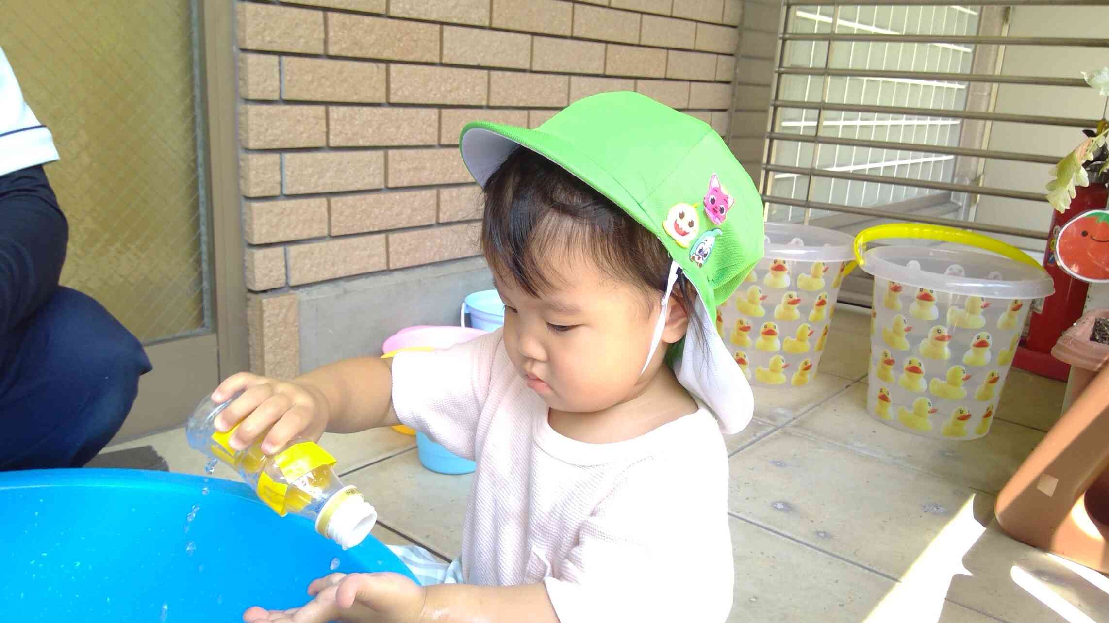 お水が出てきたよ～