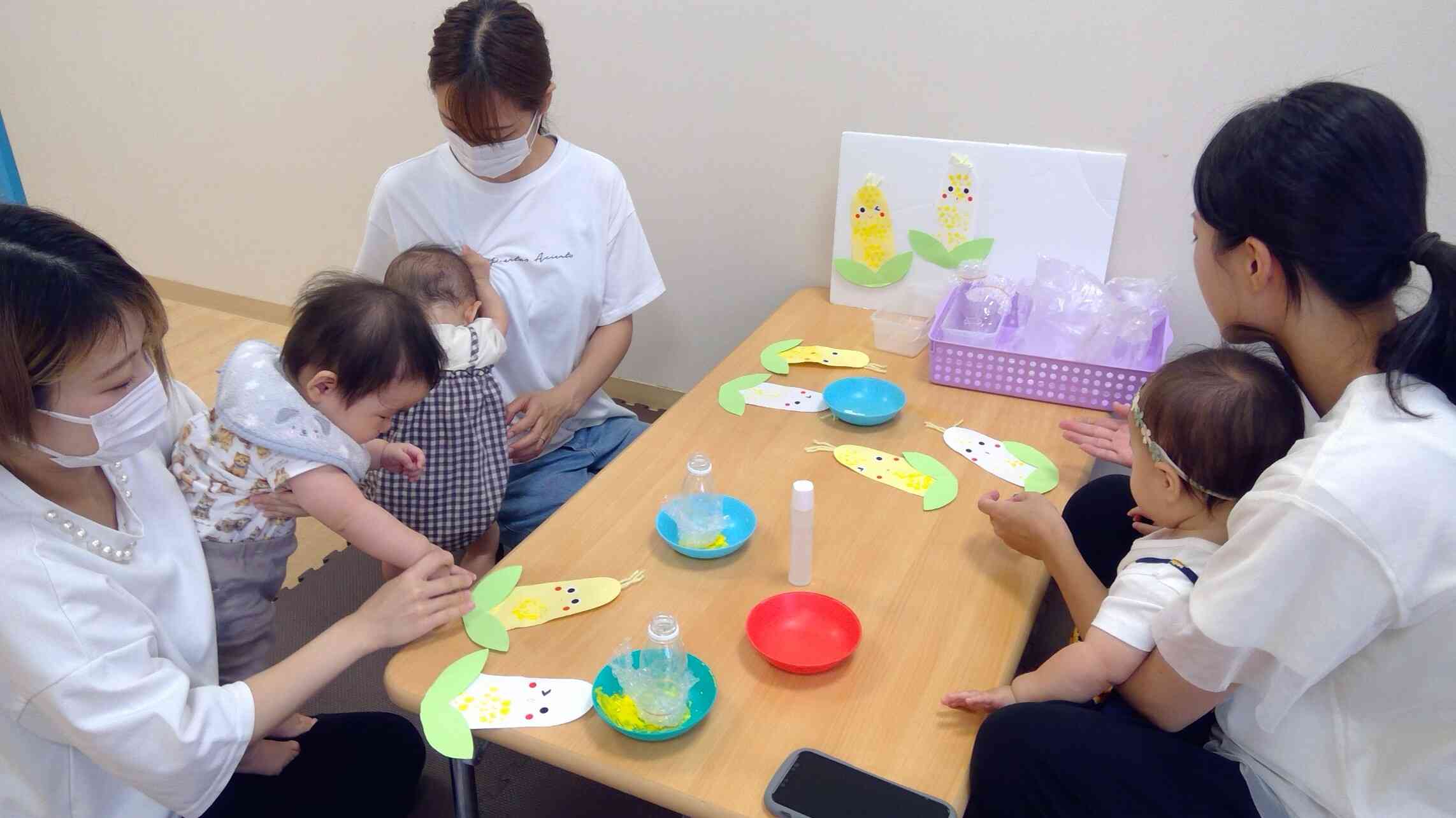 8月20日　スタンプ遊びだよ～