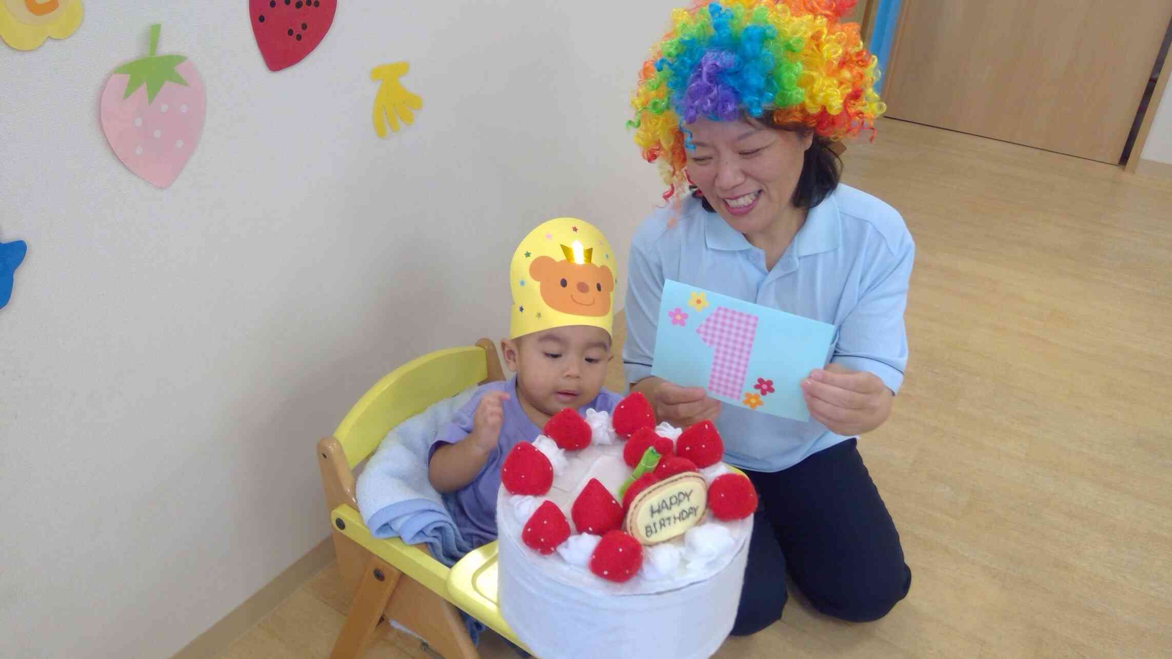 １歳のお誕生日おめでとう～！　
