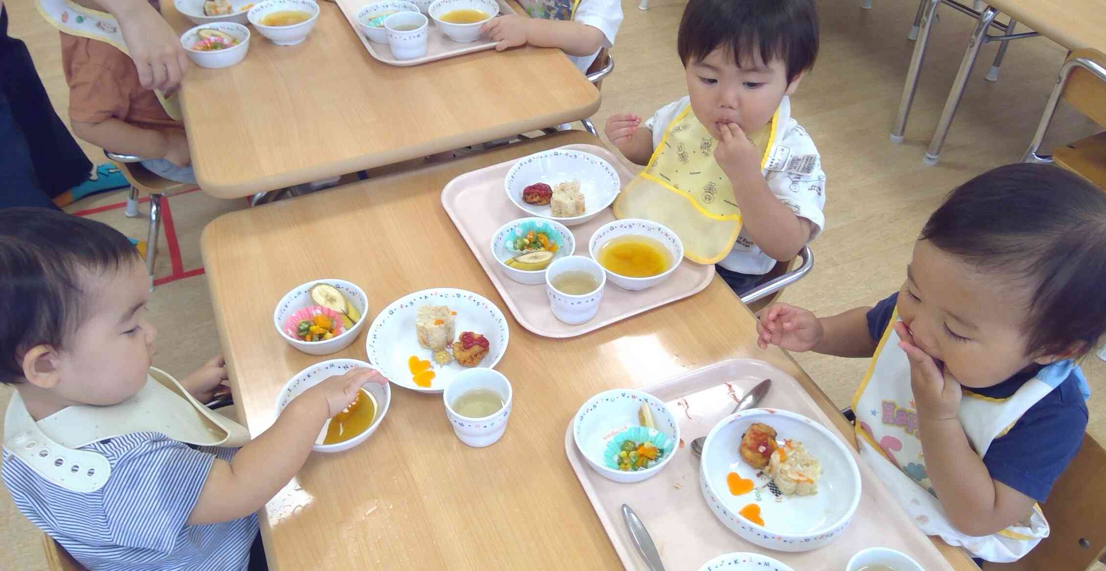 給食美味しかったよ~!