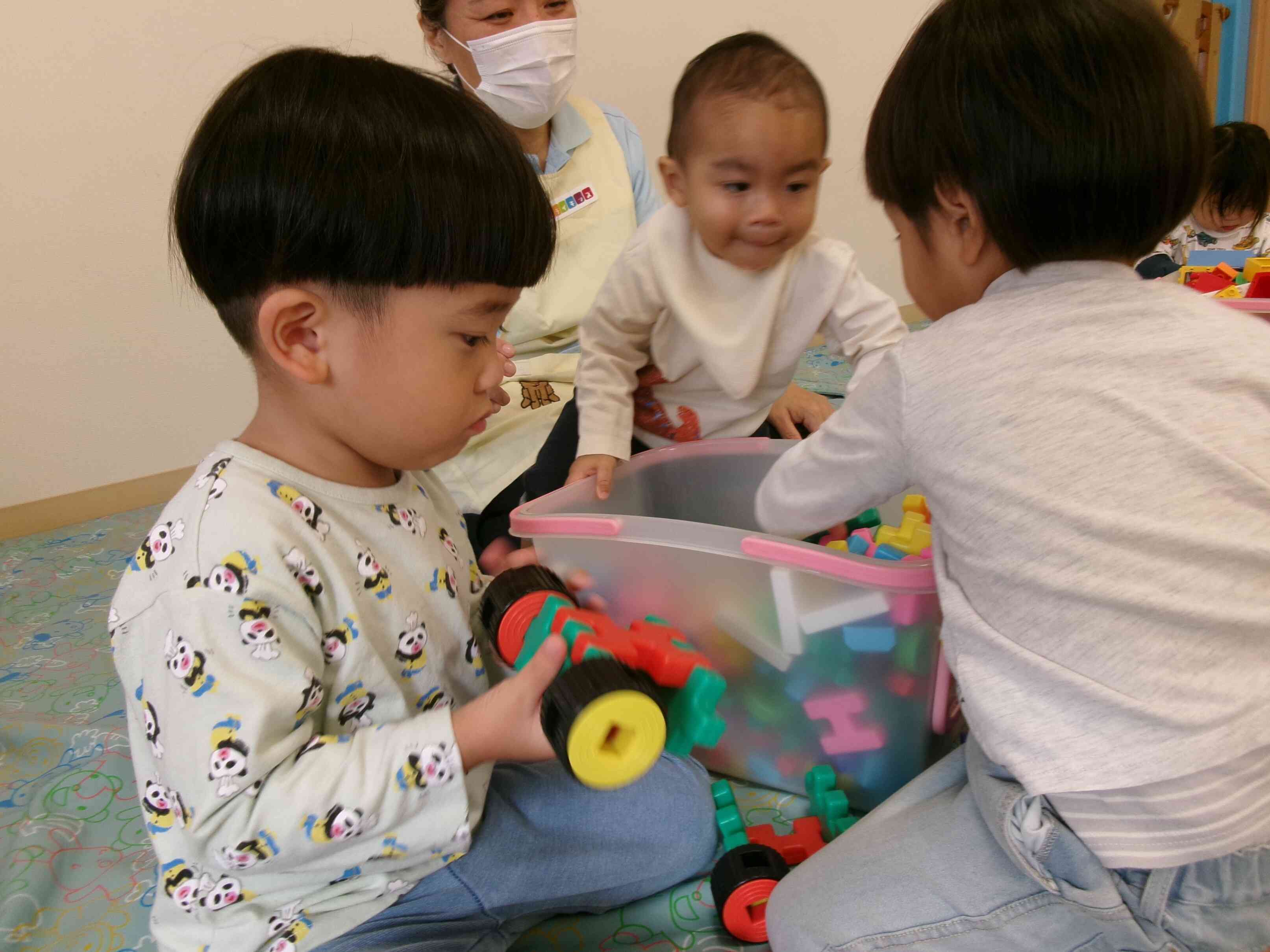 ブロックでなにができるかな？