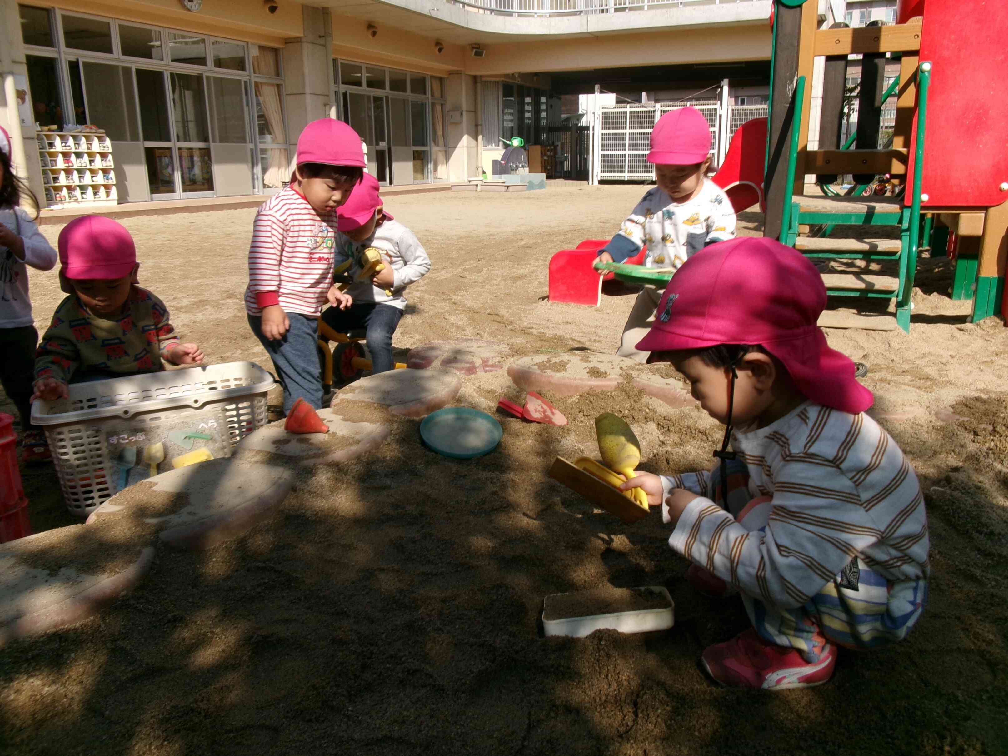 すなあそび、たくさんつくったよ☆