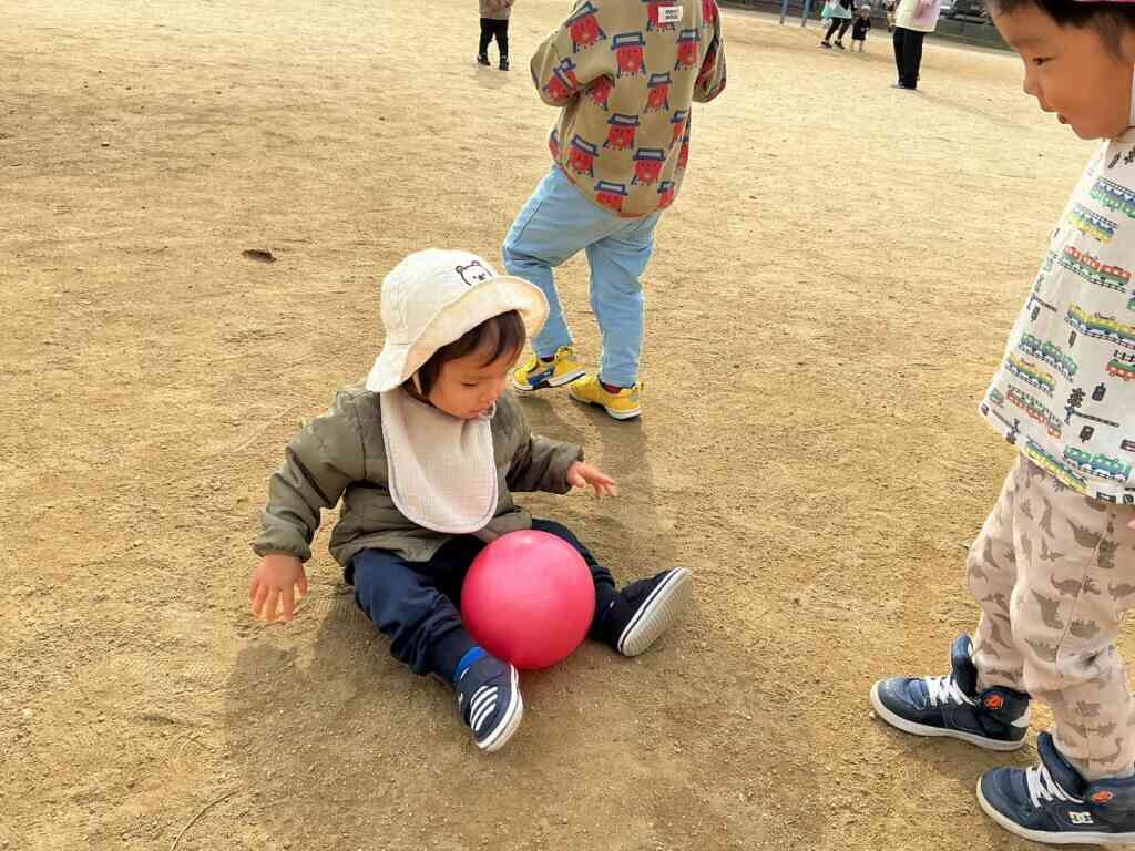 ピンクのボールだよ～！