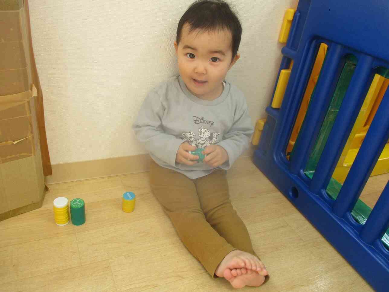 並べて遊んだよ～！上手でしょ～？？