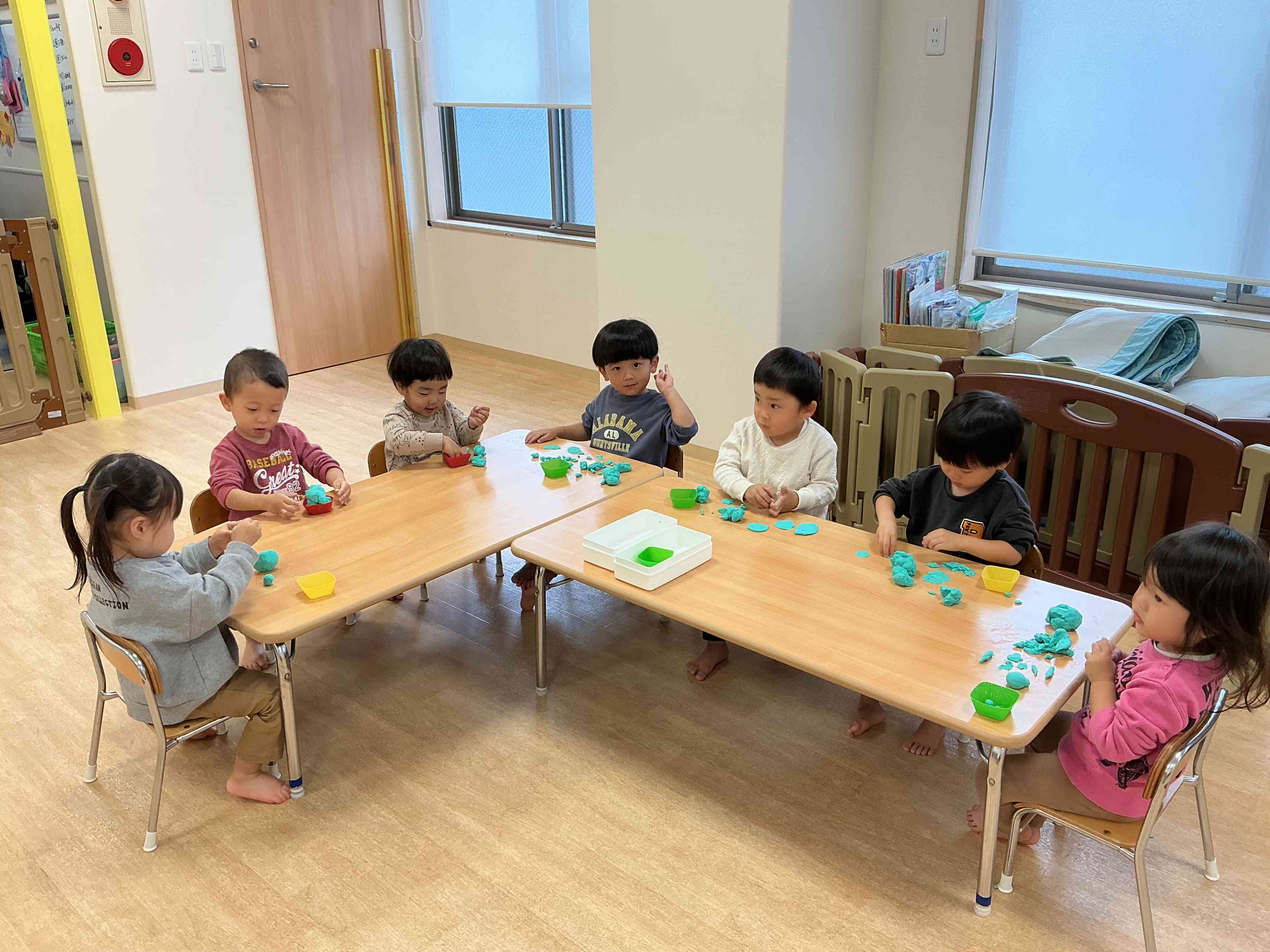 粘土遊びしたよ〜⭐️