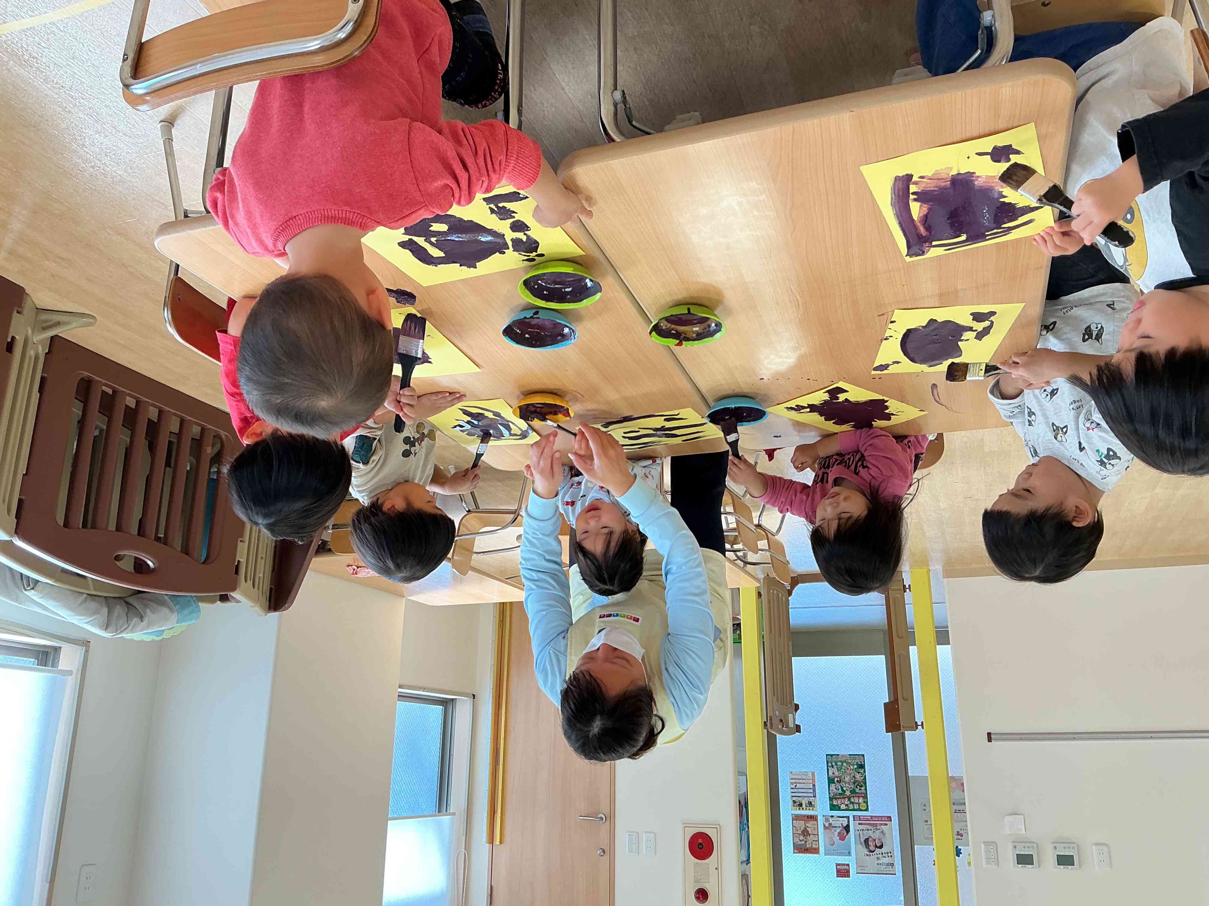 色を塗ったよ〜