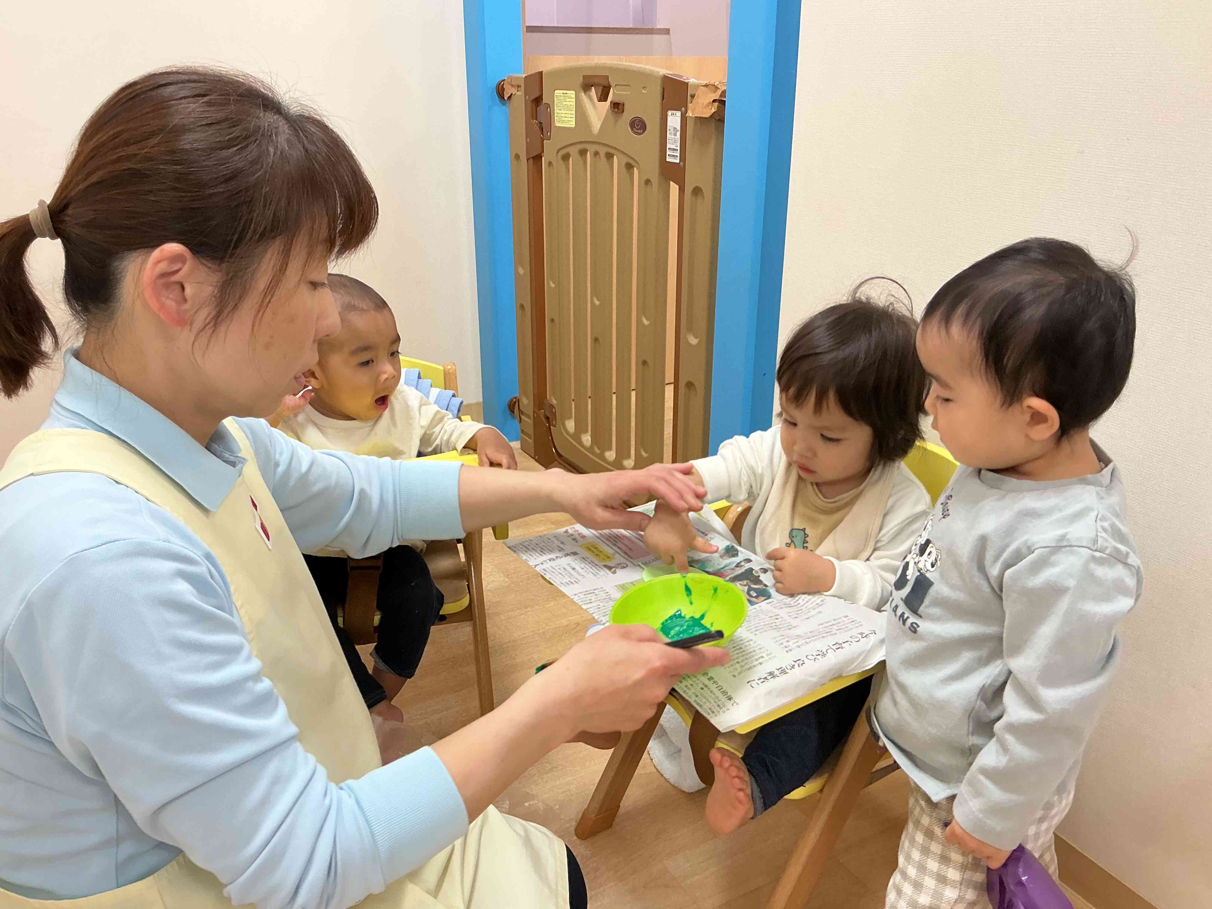 指スタンプしたよ〜⭐︎