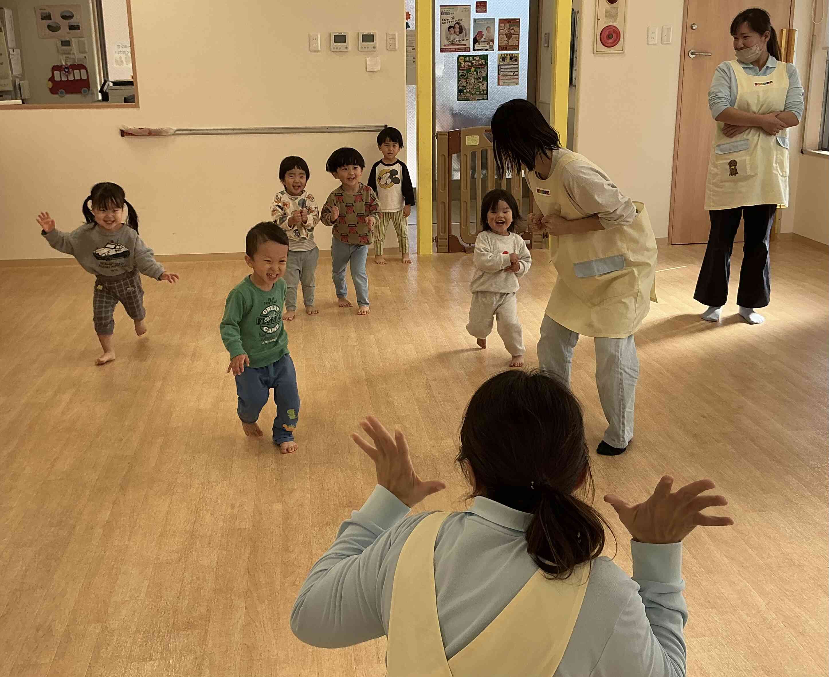 今日は寒かったね!でも元気いっぱい遊んだよ！｜ニチイキッズ長曽根