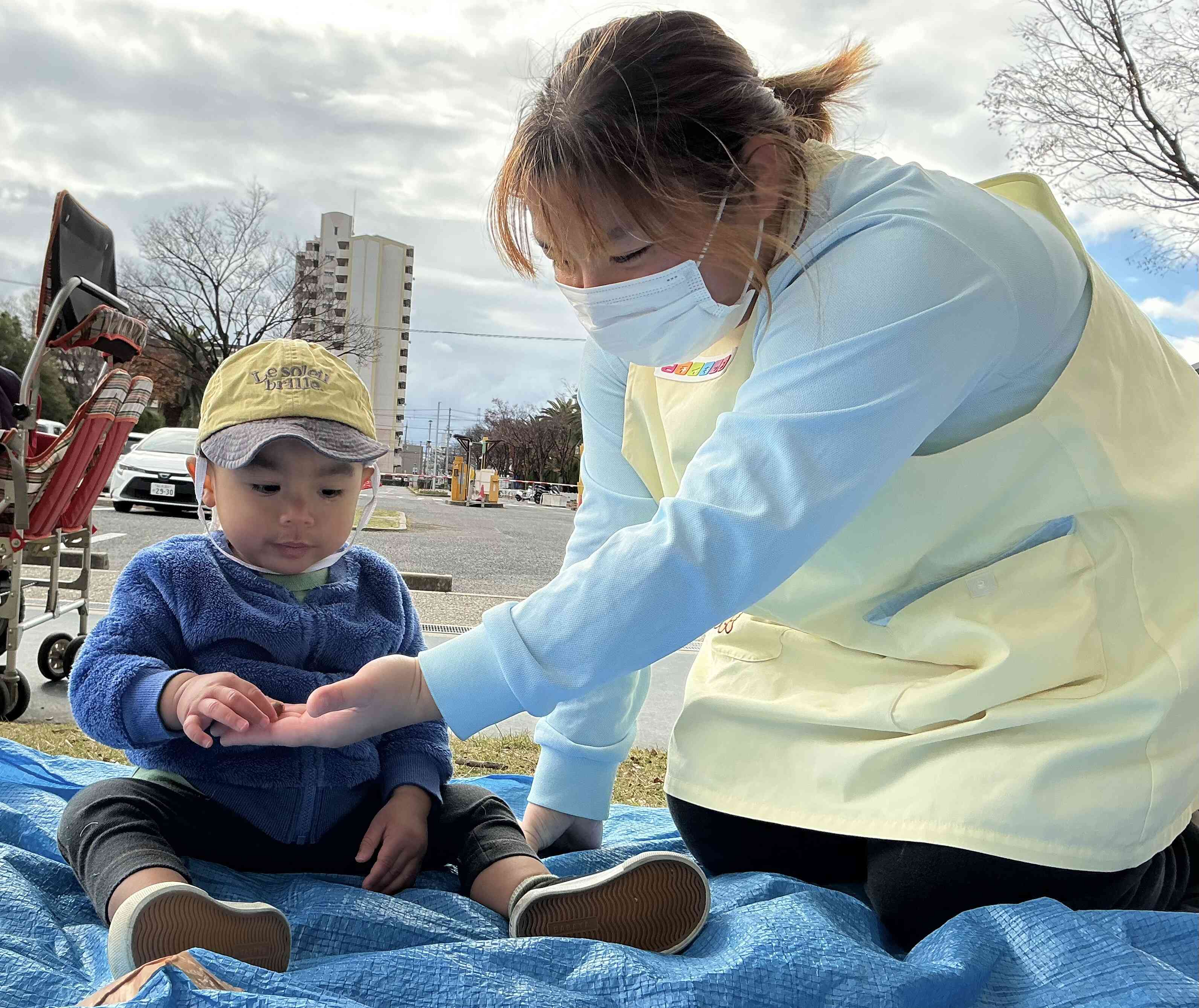 お外遊びをしました！