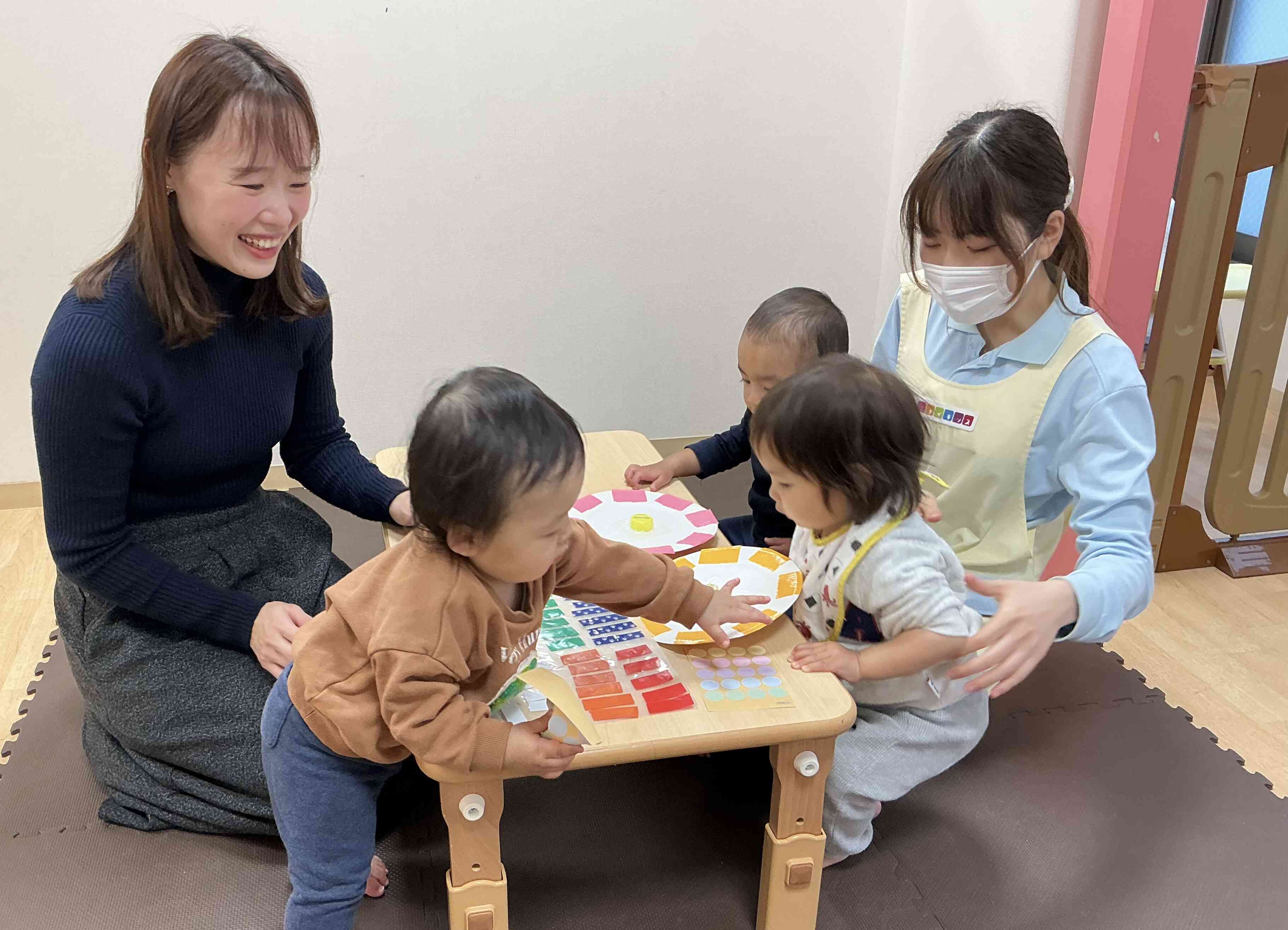 子育て広場のお友だちと遊んだよー!