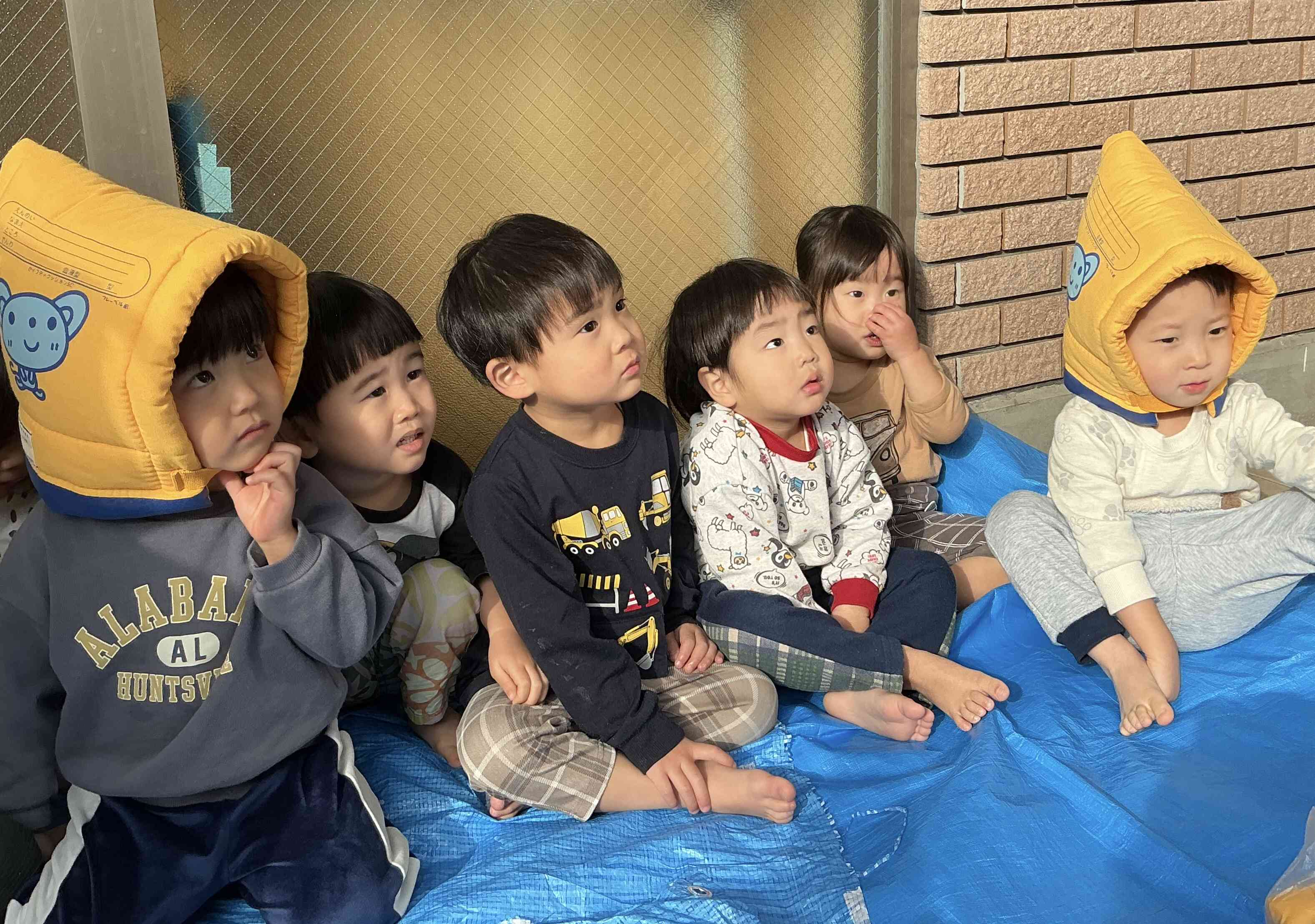 避難訓練では、しっかりと先生のお話しを聞き避難することが出来ました！