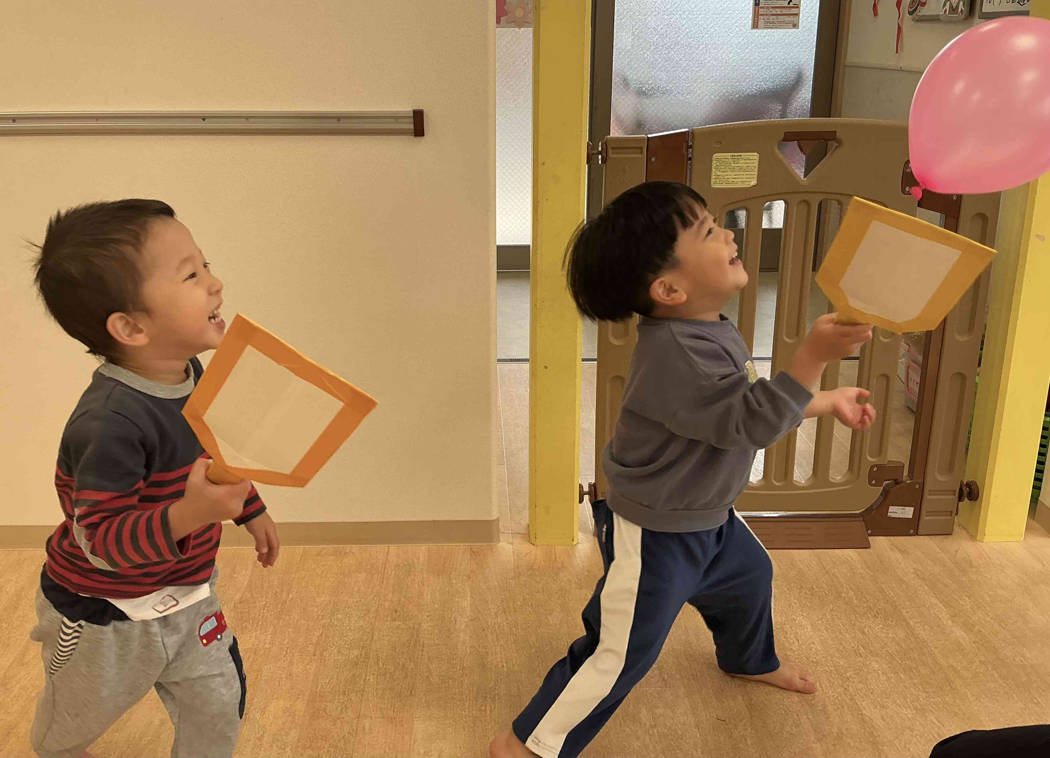 うさぎ組さんもお友だちと楽しみました!