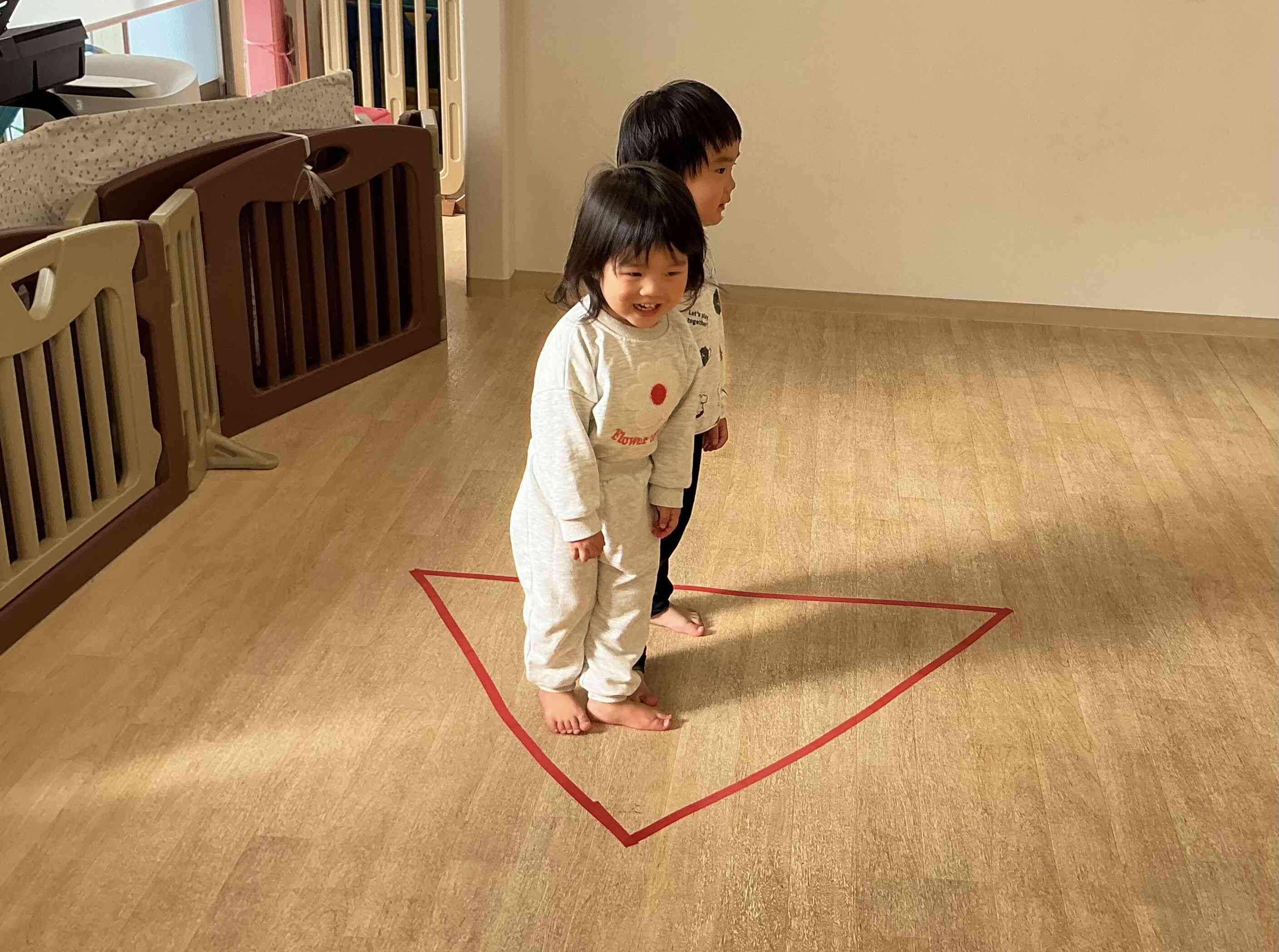 赤い三角、見つけたよ。