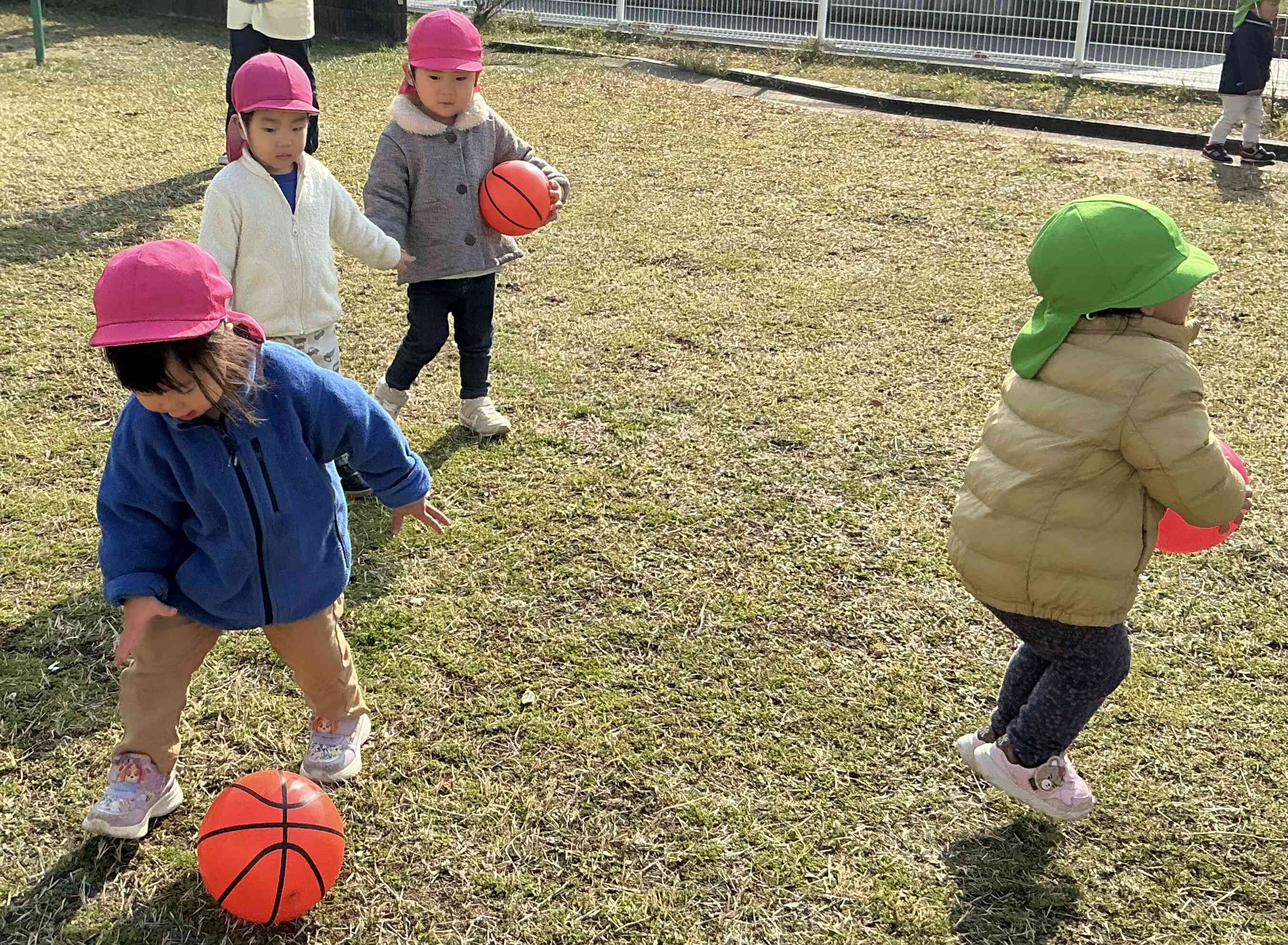 ボール楽しい〜！