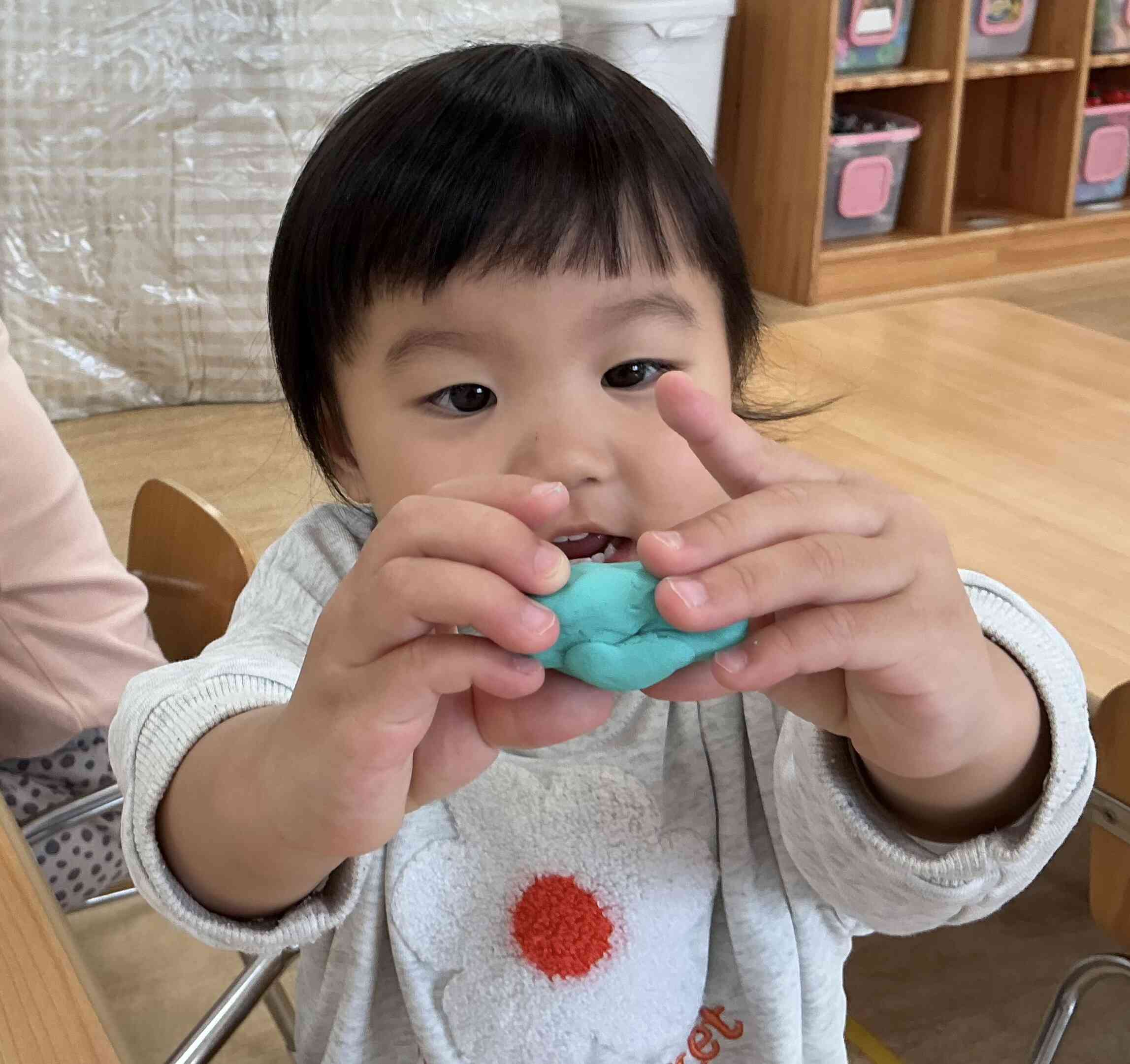 みて、みて〜。できたよ！