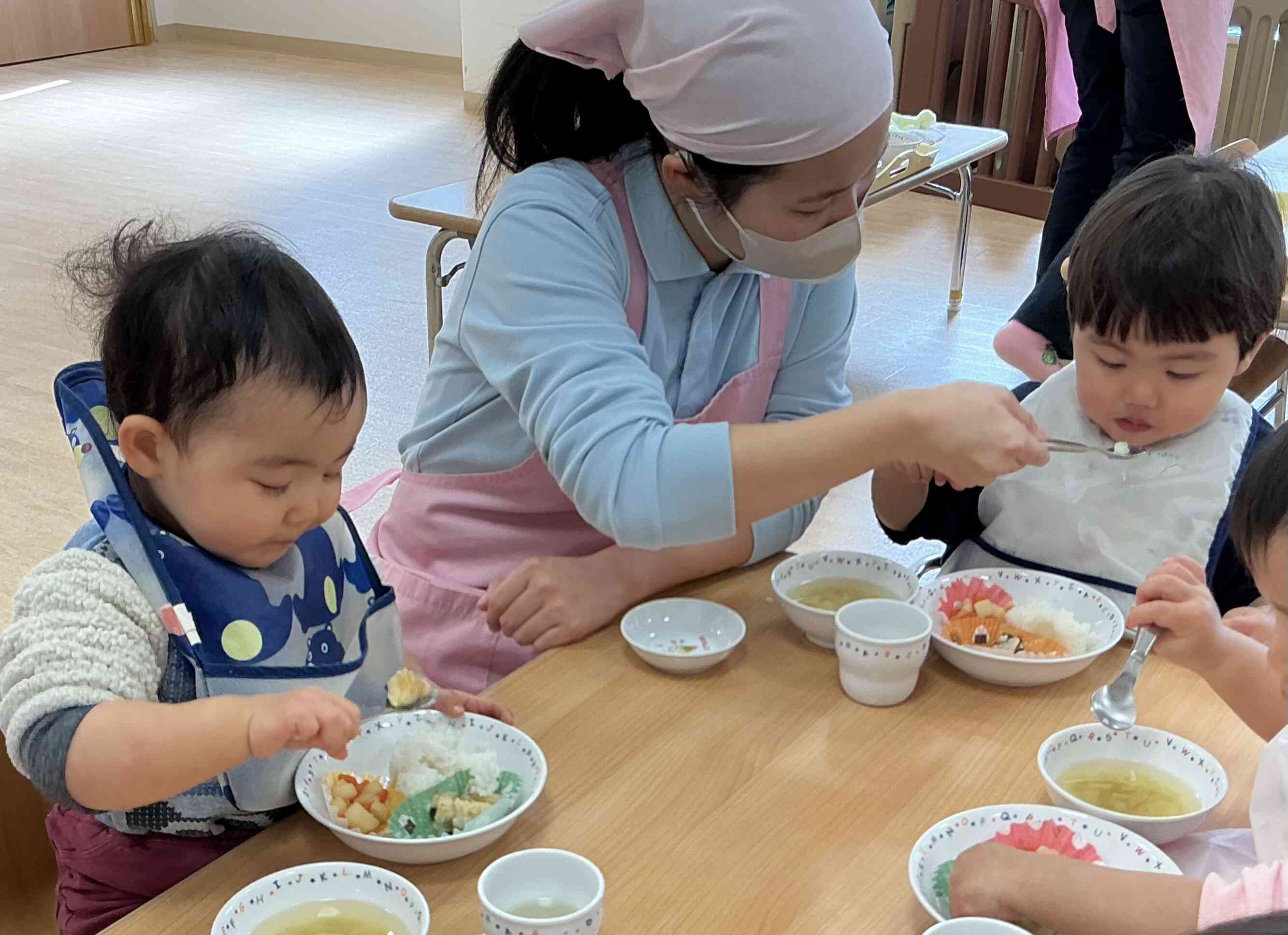 美味しいね〜！可愛いね！