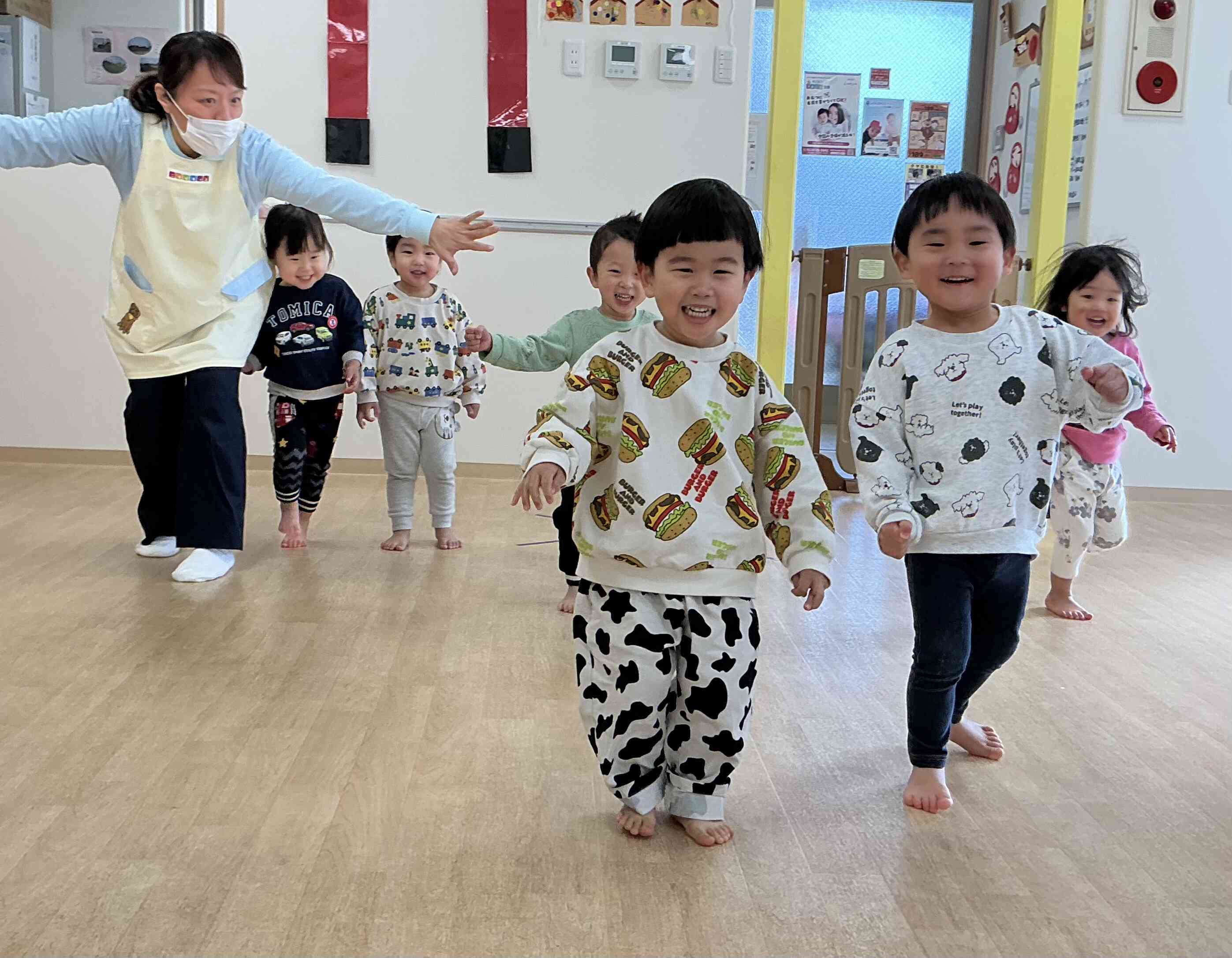 「だるまさんがころんだ」もしたよ！