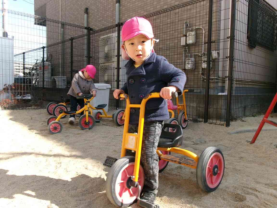 上手に乗れたよ～