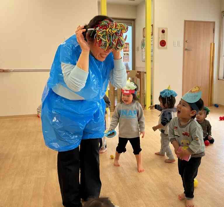 鬼さんが遊びにきたよ～！
