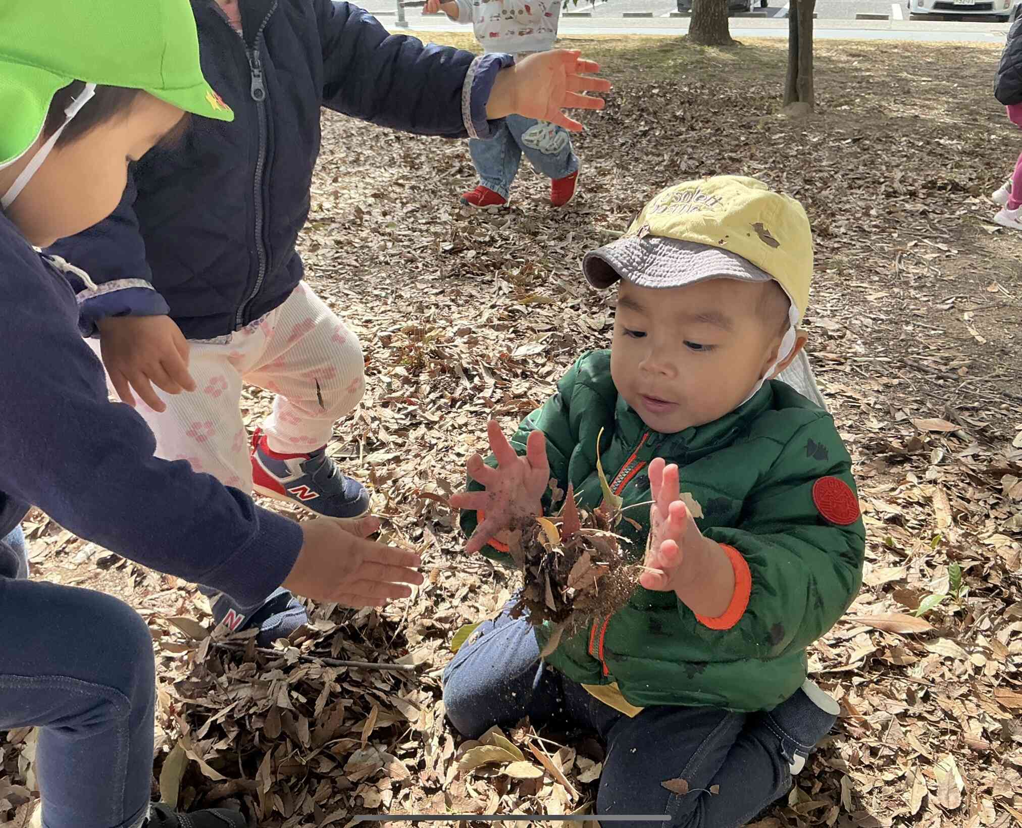 花吹雪みたいだね!