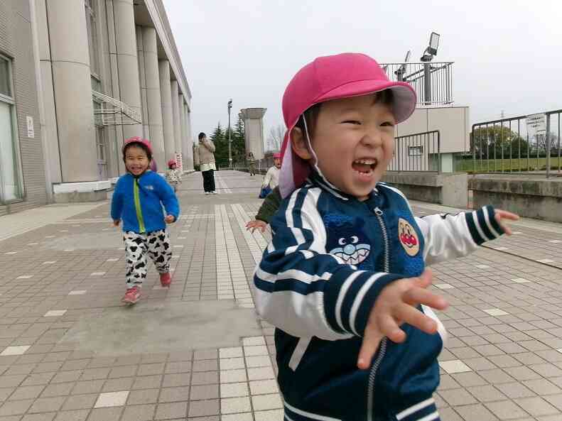 お外であそんだよ！！