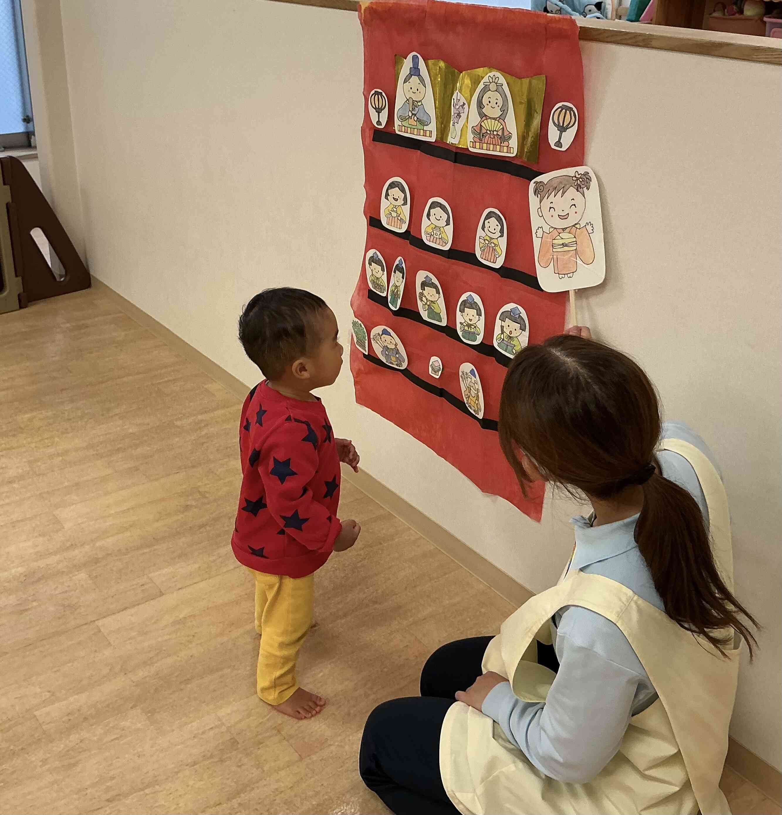 ひな壇綺麗だね