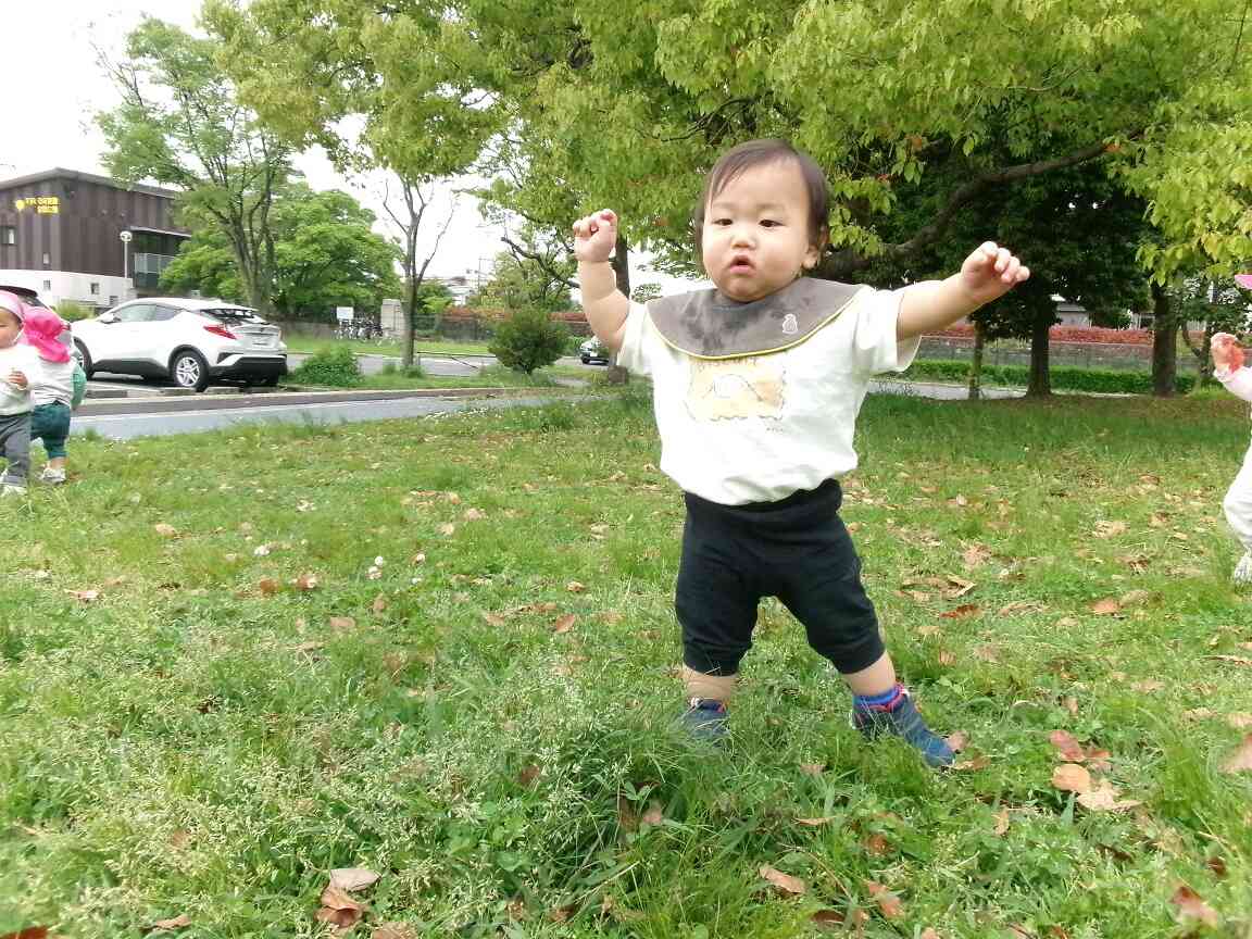 上手に歩けるね！