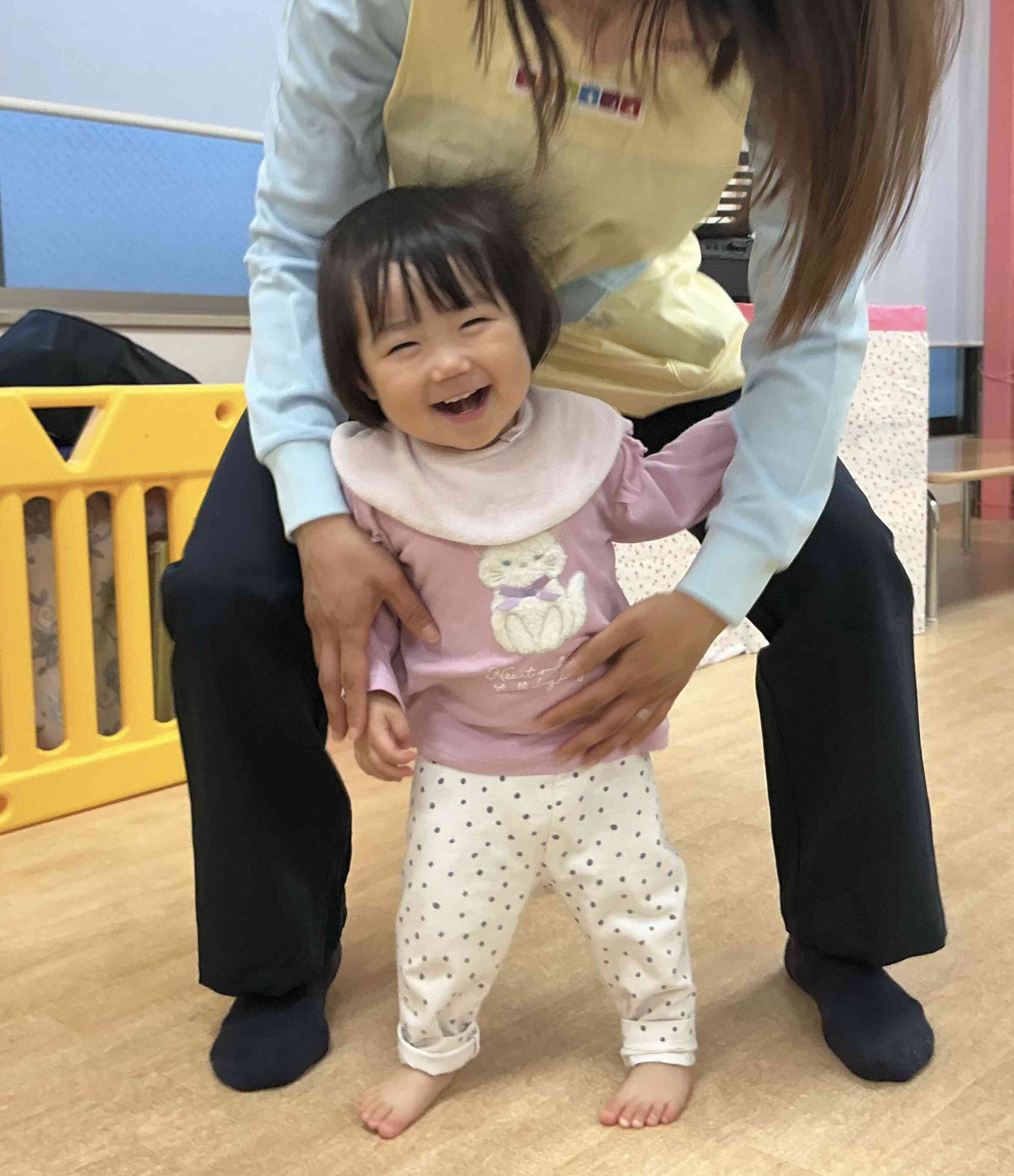 せんせいにつかまっちゃった〜！